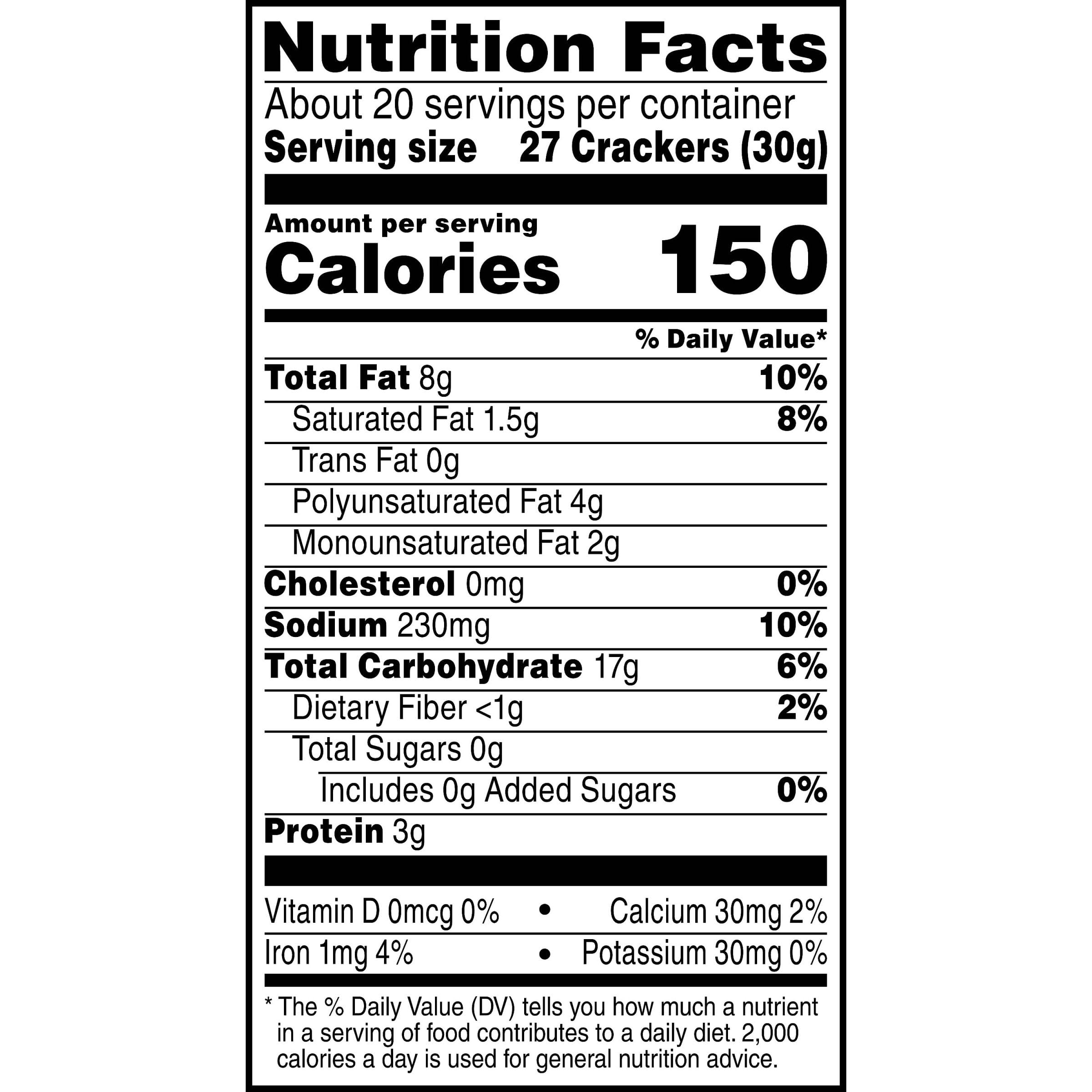 Cheez-It Original Baked Cheese Crackers - Family Size 21oz Box (Pack of 1) | Perfect for School Lunches, Office Snacks & Party Platters