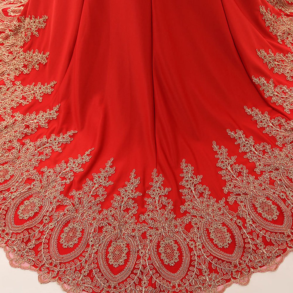 Elegant Lemai Spandex Sheer Long Sleeve Gold Lace Mermaid Evening Gown for Prom, Formal Dinners & Special Occasions