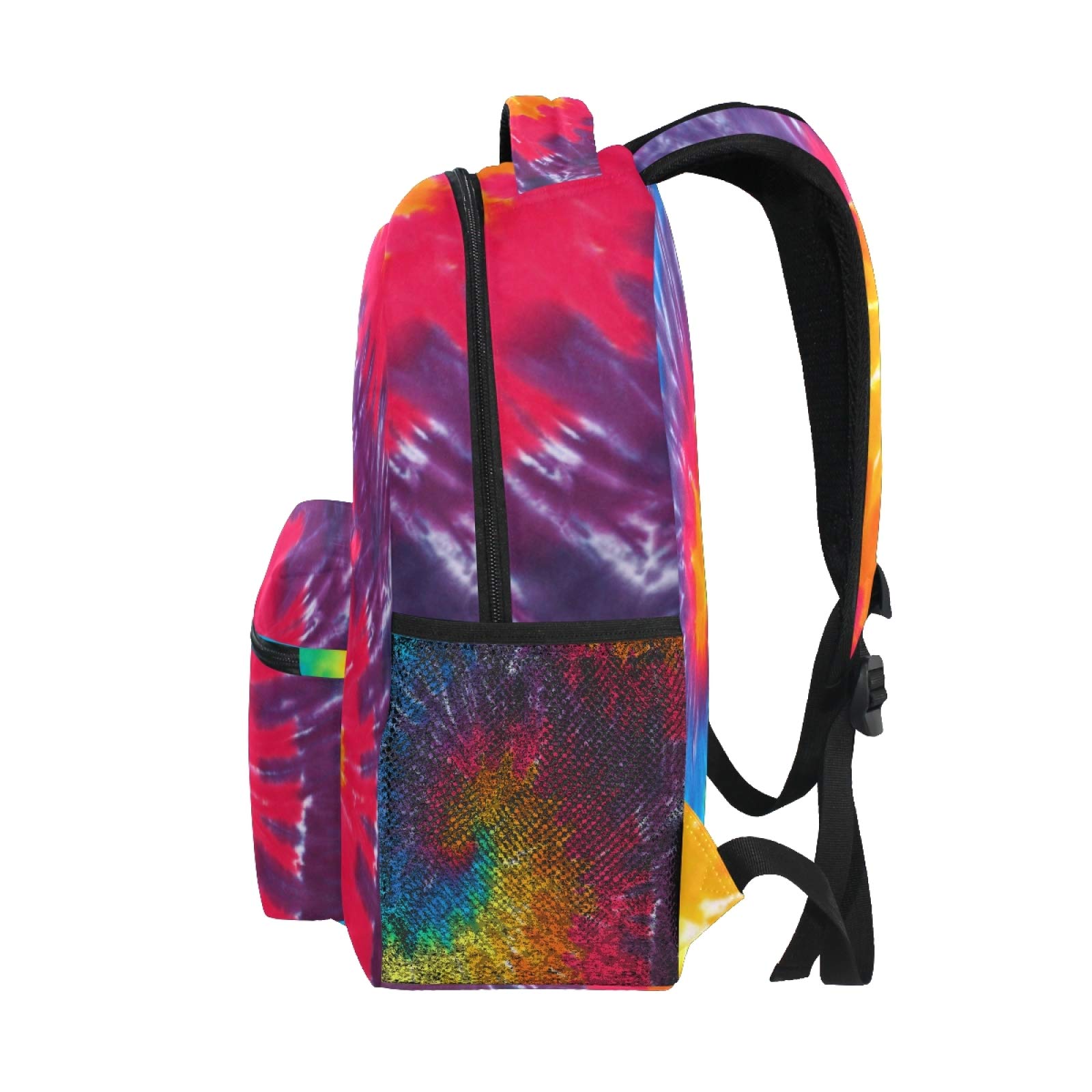 AUUXVA Waterproof Backpack - Large Durable Tie Dye School Bag with Abstract Swirl Design for Students, Teens, Boys & Girls - Perfect for School, College, Travel & Daily Use