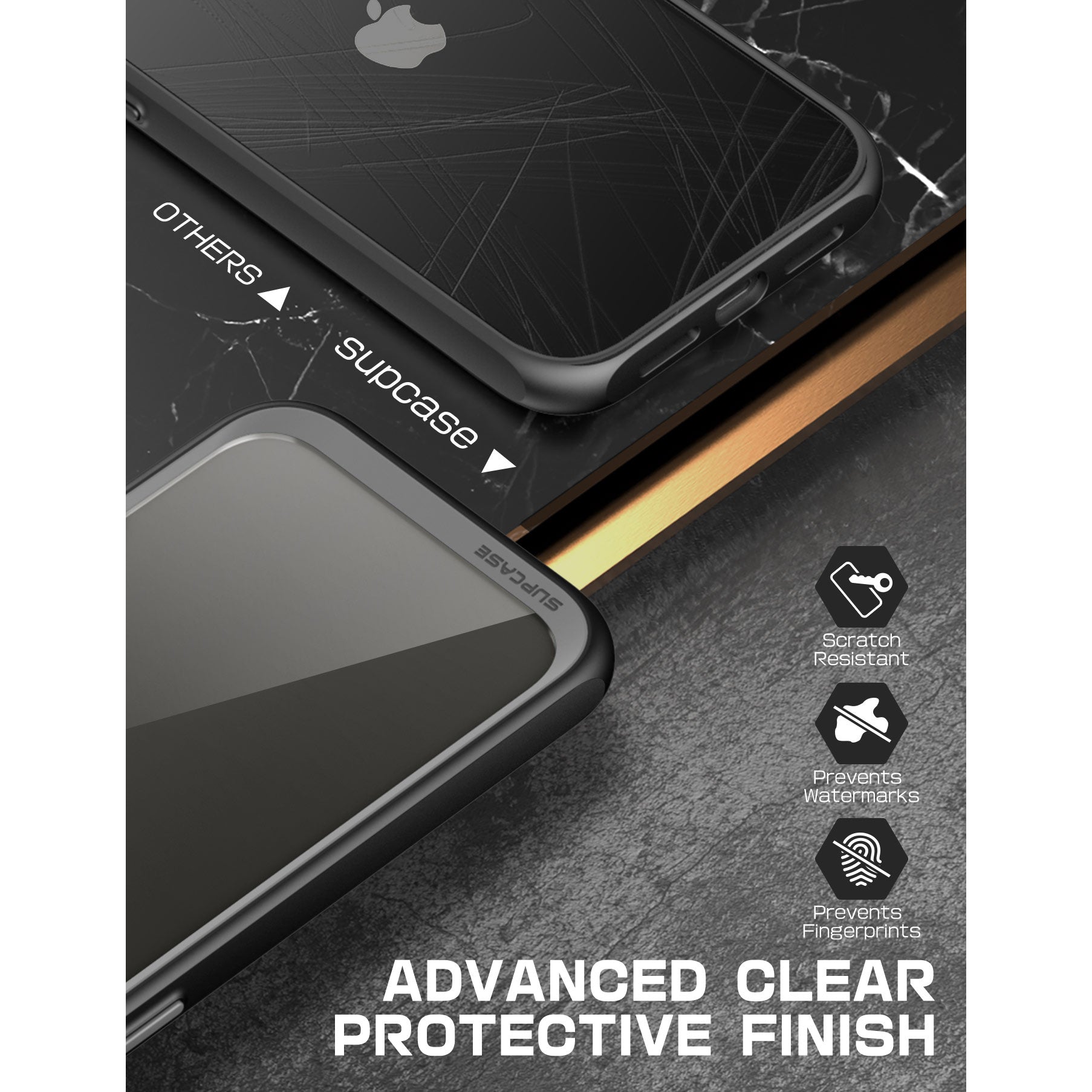 iPhone 14 Pro Case 6.1 Inch - Unicorn Beetle Slim Clear Protective Cover with Shockproof Design | Perfect for Everyday Use, Work & Outdoor Activities (Black)