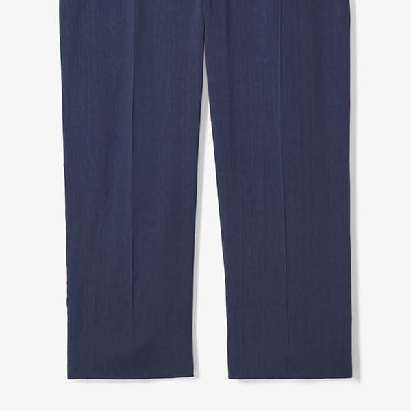 Tinsley Wide Leg Stretch Linen Pants for Women - Comfortable Blueberry Color - Perfect for Office Wear, Casual Outings & Summer Vacations