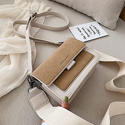 Luxury Designer Ladies Shoulder Bag - Fashion Messenger Purse for Women, Khaki Color - Perfect for Work, Travel & Everyday Use