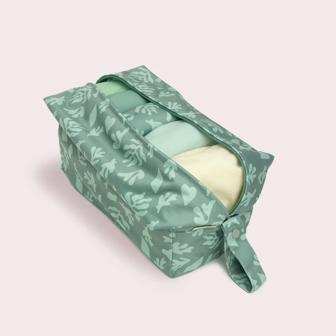 EcoNaps Pod Wet Bag - Waterproof Reusable Swim Diaper Storage for Babies | Sea Life Design | Perfect for Pool, Beach & Travel