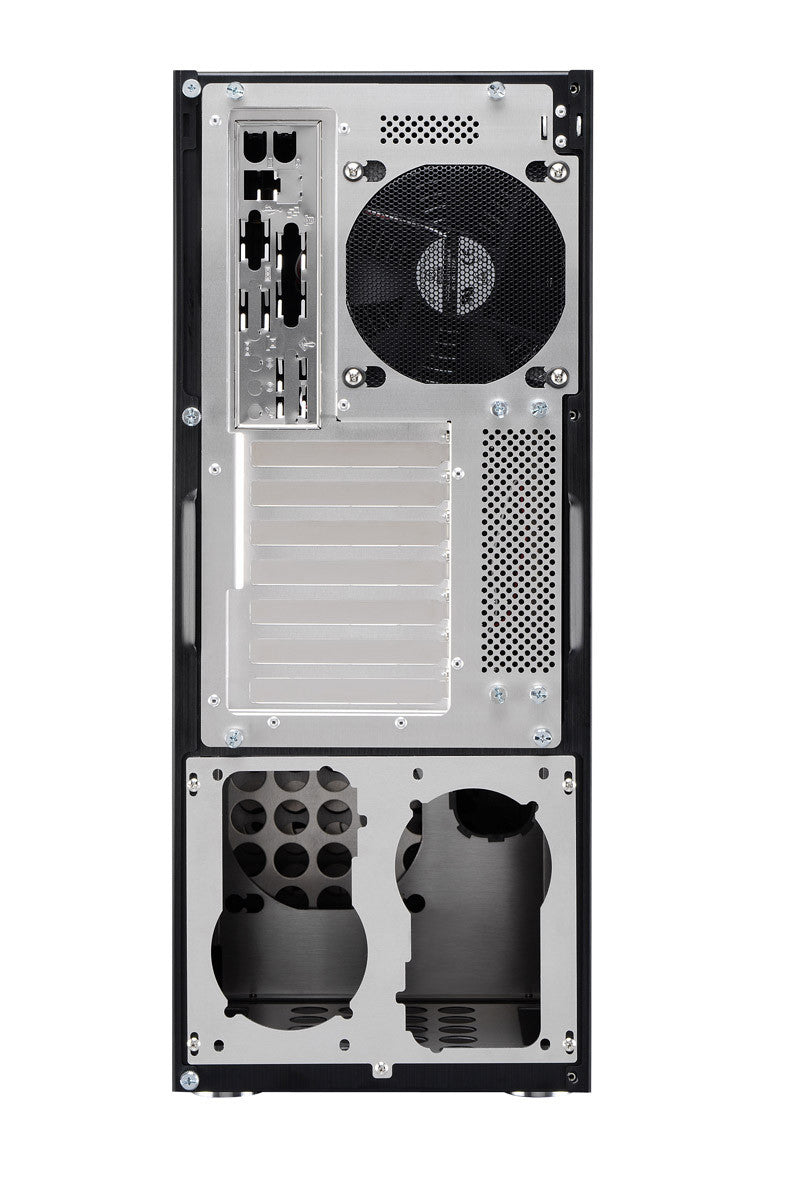 Lian Li PC-A10 Mid Tower Computer Case - Classic Series (Black/Silver) for Gaming & Workstation Builds - High Airflow & Cable Management