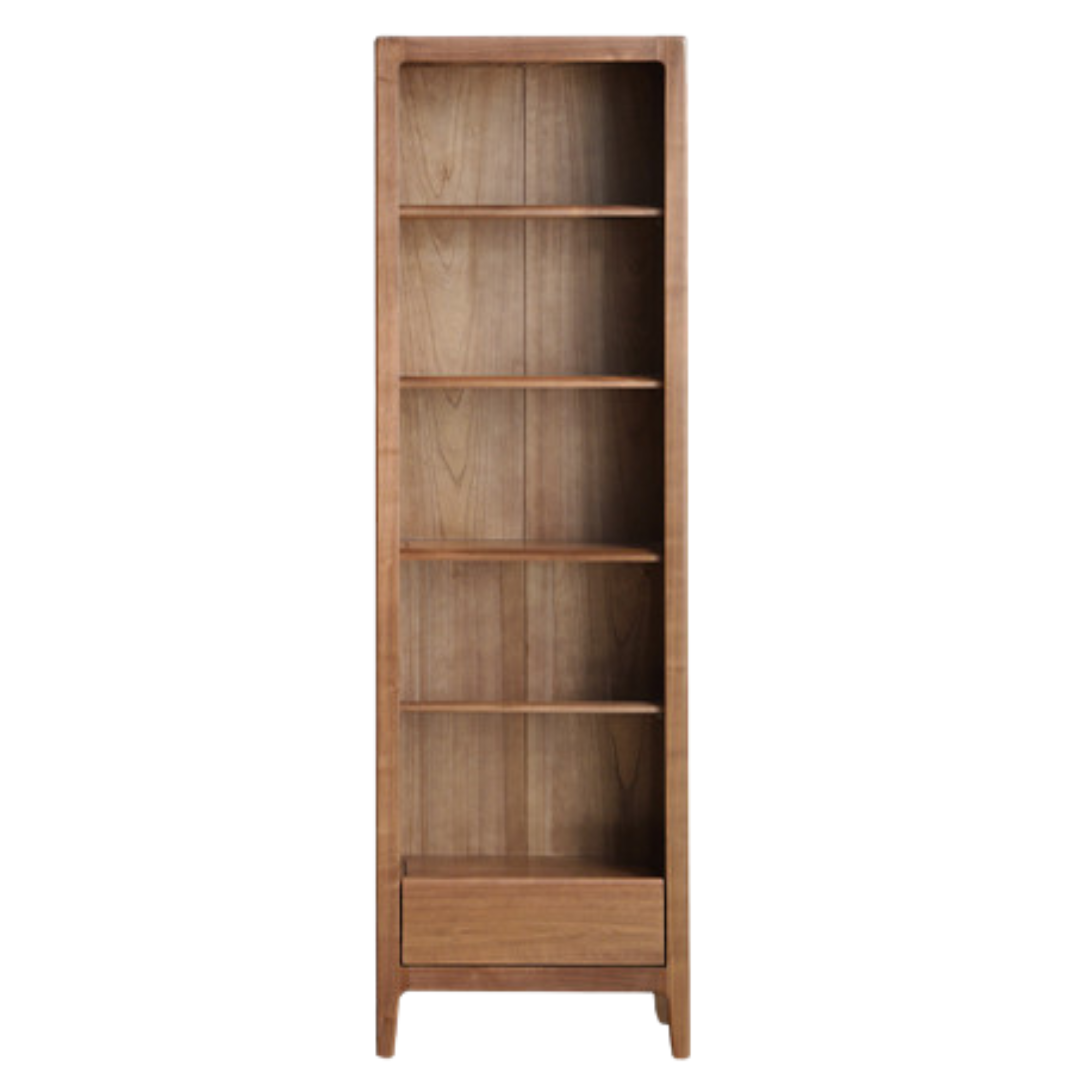 Premium Black Walnut Solid Wood Bookcase - Customizable Modular Bookshelf for Home Office, Living Room & Library Storage | Durable & Stylish Furniture for Books, Decor & Display