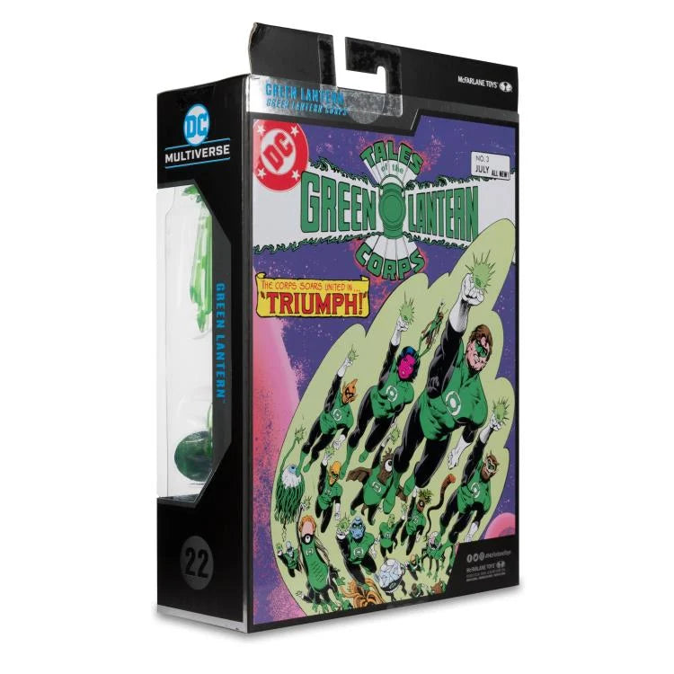 Green Lantern Platinum Chase Figure - DC Multiverse Collector Edition - Green Lantern Corps Action Figure for Display & Collecting | Perfect for Comic Fans, Superhero Decor & Gift Giving