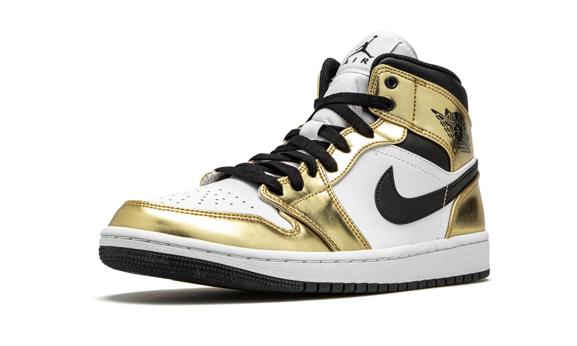 Jordan Men's Air 1 Mid SE DC1419-700 Metallic Gold Basketball Shoes - Size 11.5 for Casual Wear & Street Style Fashion