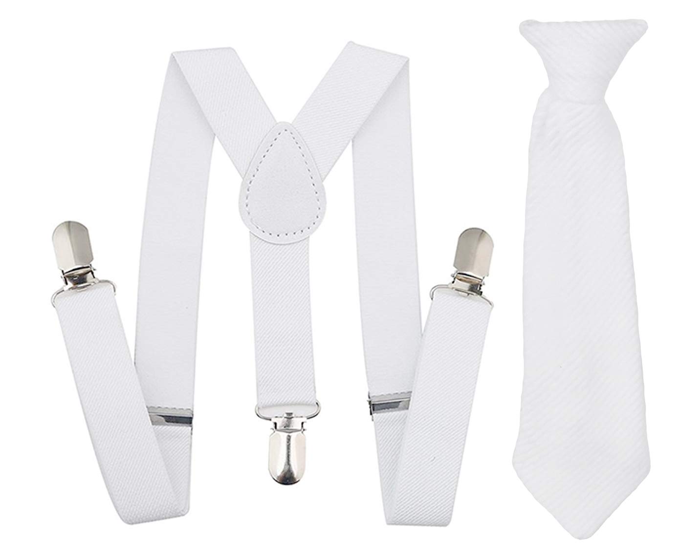 Baby Boys Christening Outfit 4-Piece Set with Suspenders - Perfect for Baptism, First Communion & Special Occasions