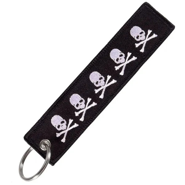 Stylish Skull Motorcycle Keychain - Durable & Unique Biker Accessory for Harley, Honda, Kawasaki - Perfect Gift for Riders & Motorcycle Enthusiasts