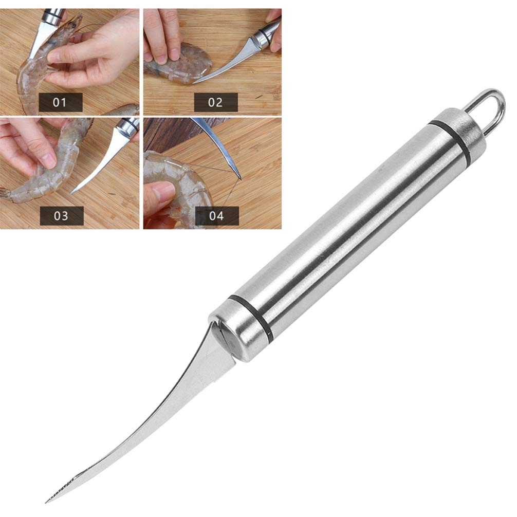 2-Pack Stainless Steel Kitchen Scissors - Heavy Duty Shrimp Shears for Seafood, Poultry & Food Prep - Sharp Cooking Shears for Shellfish, Herbs & More - Perfect for Home Chefs & Professional Kitchens