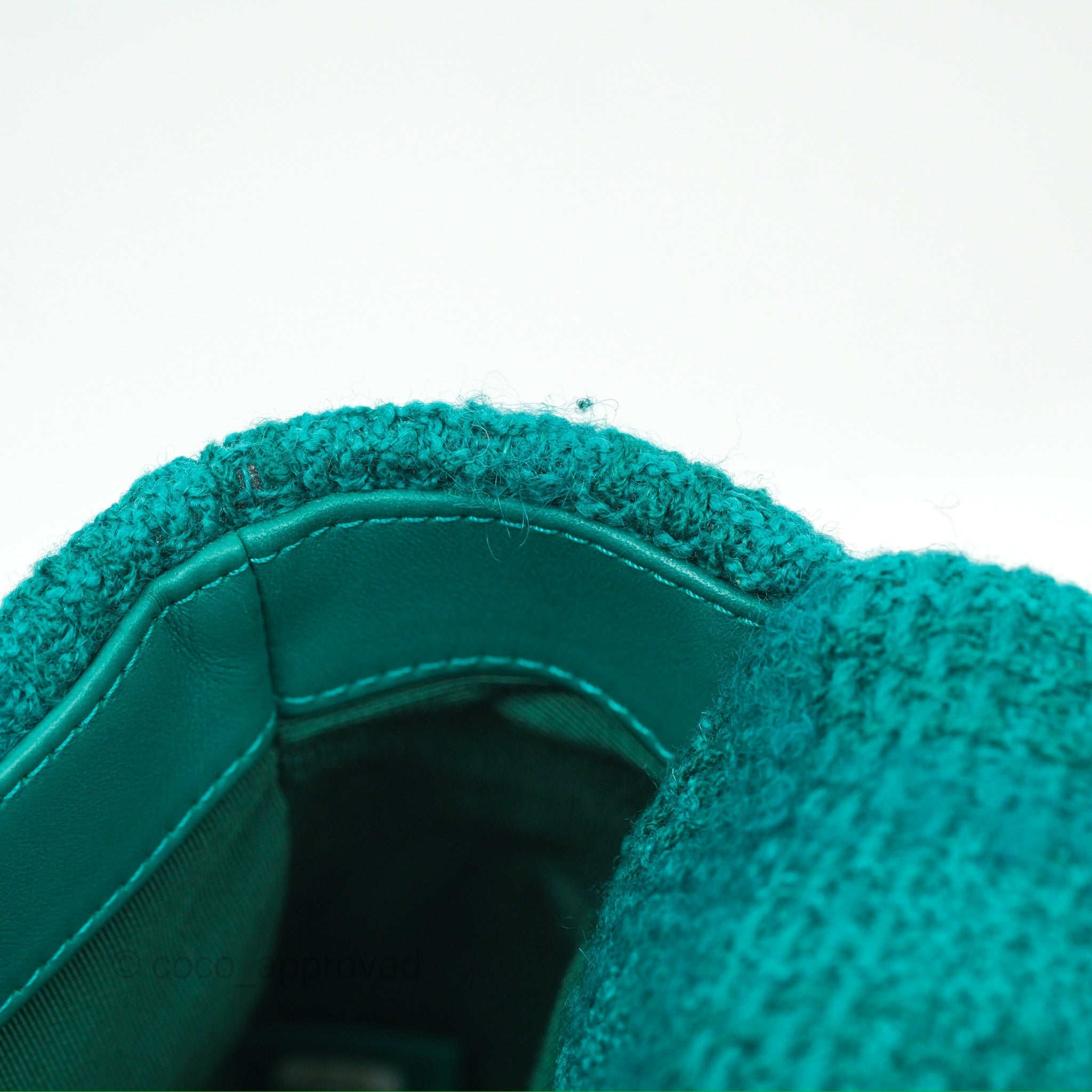 Chanel 19 Small Handbag in Teal Green Tweed with Mixed Hardware - Luxury Crossbody Bag for Women, Perfect for Parties & Date Nights