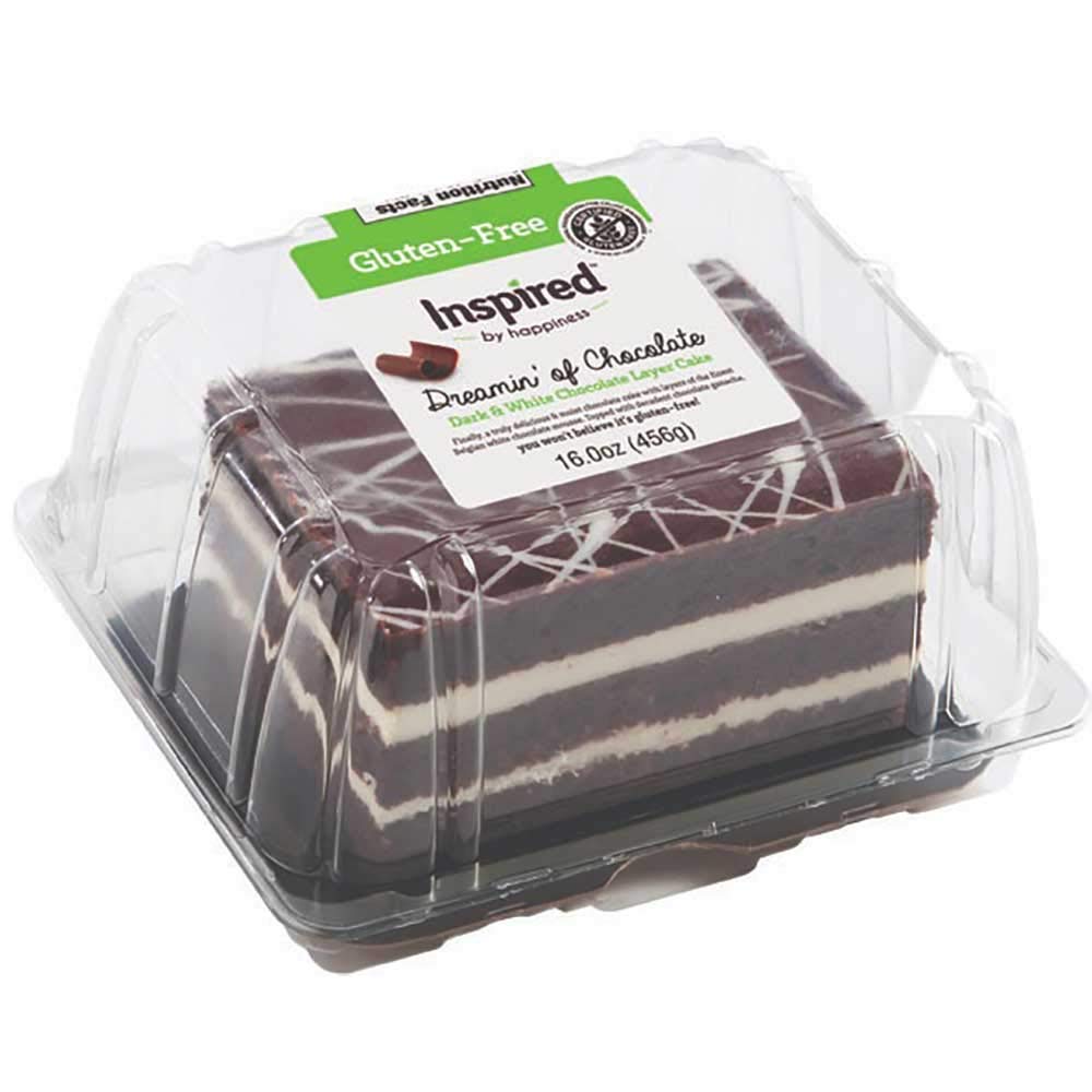Dreamin' of Chocolate Dark & White Chocolate Layer Cake - 16oz (12 Pack) | Inspired by Happiness | Perfect for Birthdays, Parties & Holiday Desserts