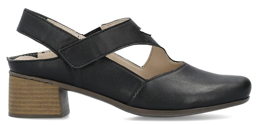 Rieker Women's Comfortable Black Casual Shoes 41697 - Stylish & Lightweight for Walking, Work & Everyday Wear