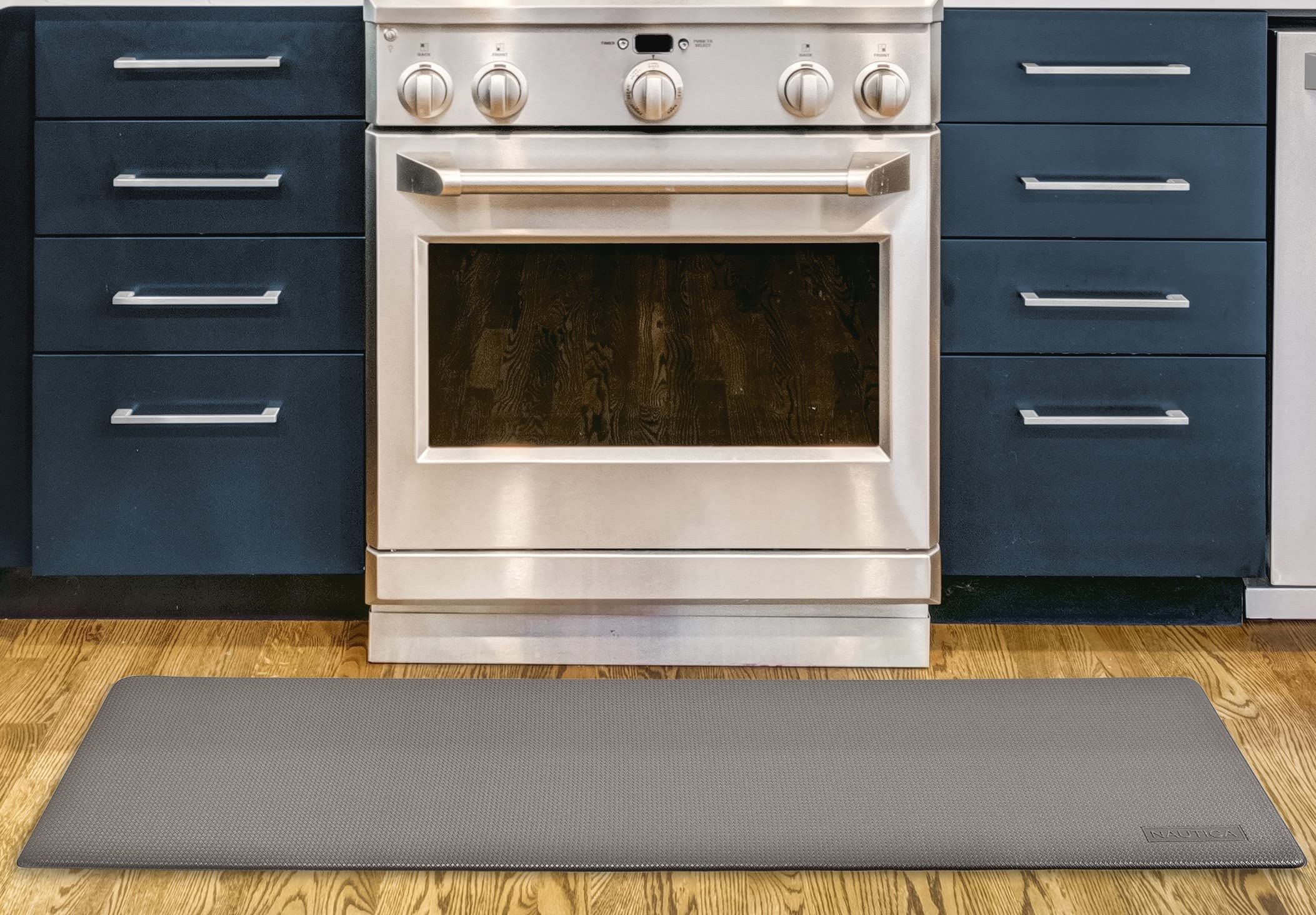 Nautica Anti-Fatigue Kitchen Mat - Non-Slip, Waterproof Cushioned Floor Mat for Cooking & Standing - 17.5