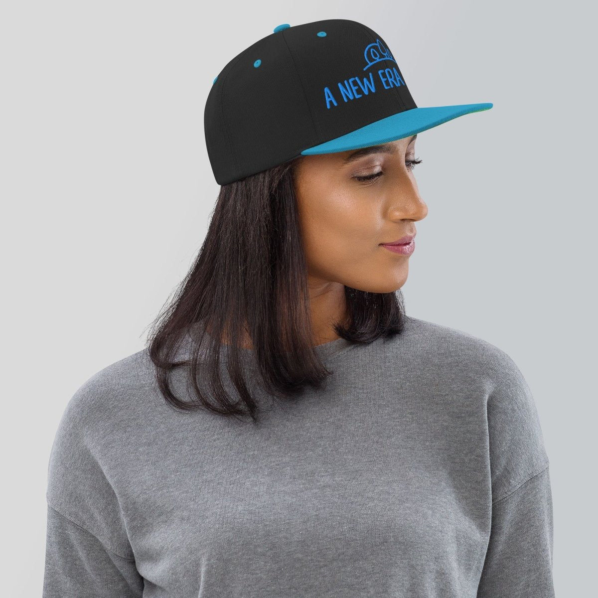 Stylish Embroidered Snapback Hat for Men & Women - Trendy Adjustable Baseball Cap for Streetwear, Sports & Outdoor Activities