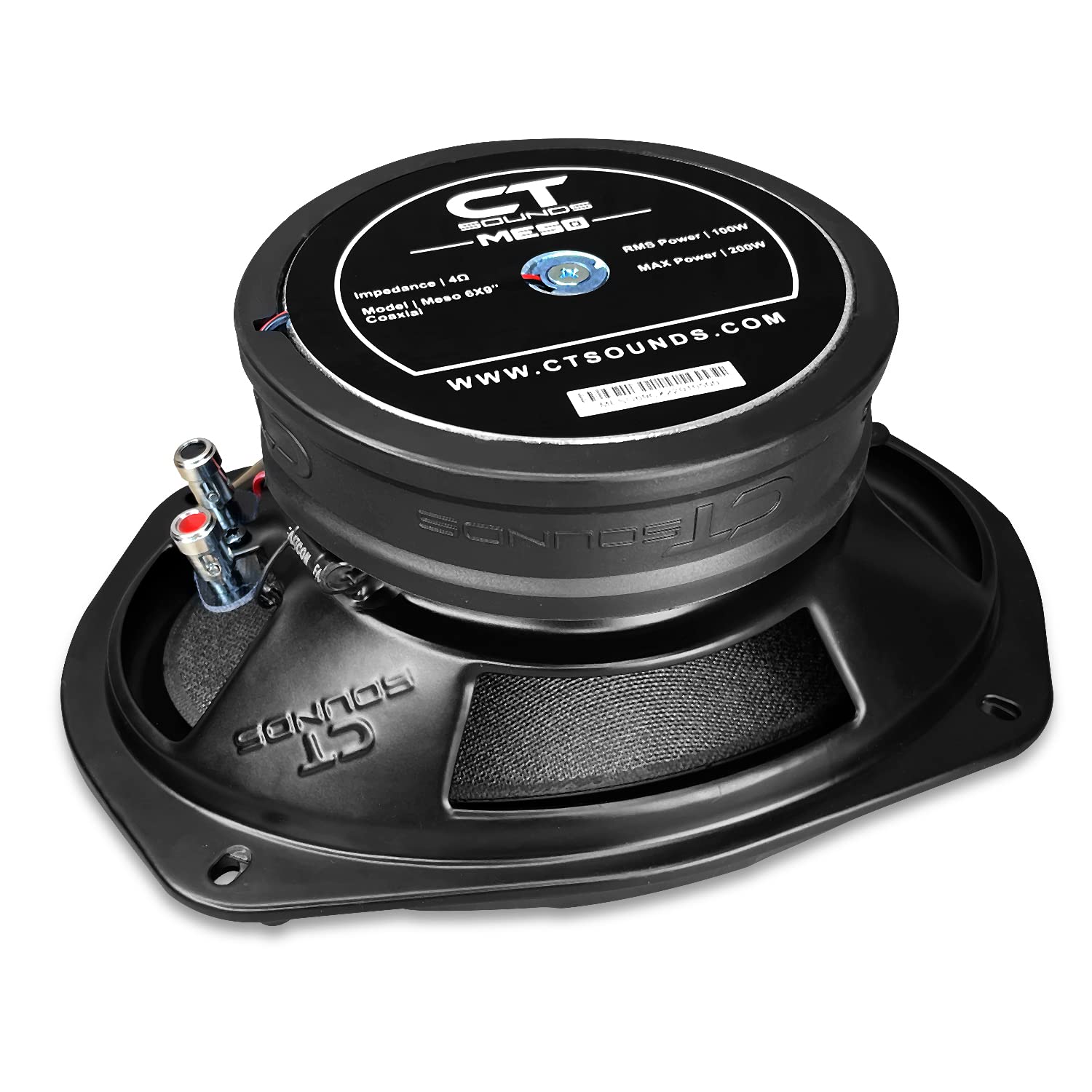 CT Sounds Meso 6x9” 400 Watt 2-Way Premium Coaxial Car Speakers - High Performance Audio for Cars, Trucks & SUVs - Perfect for Upgrading Factory Sound Systems & Enhancing Road Trip Music Experience