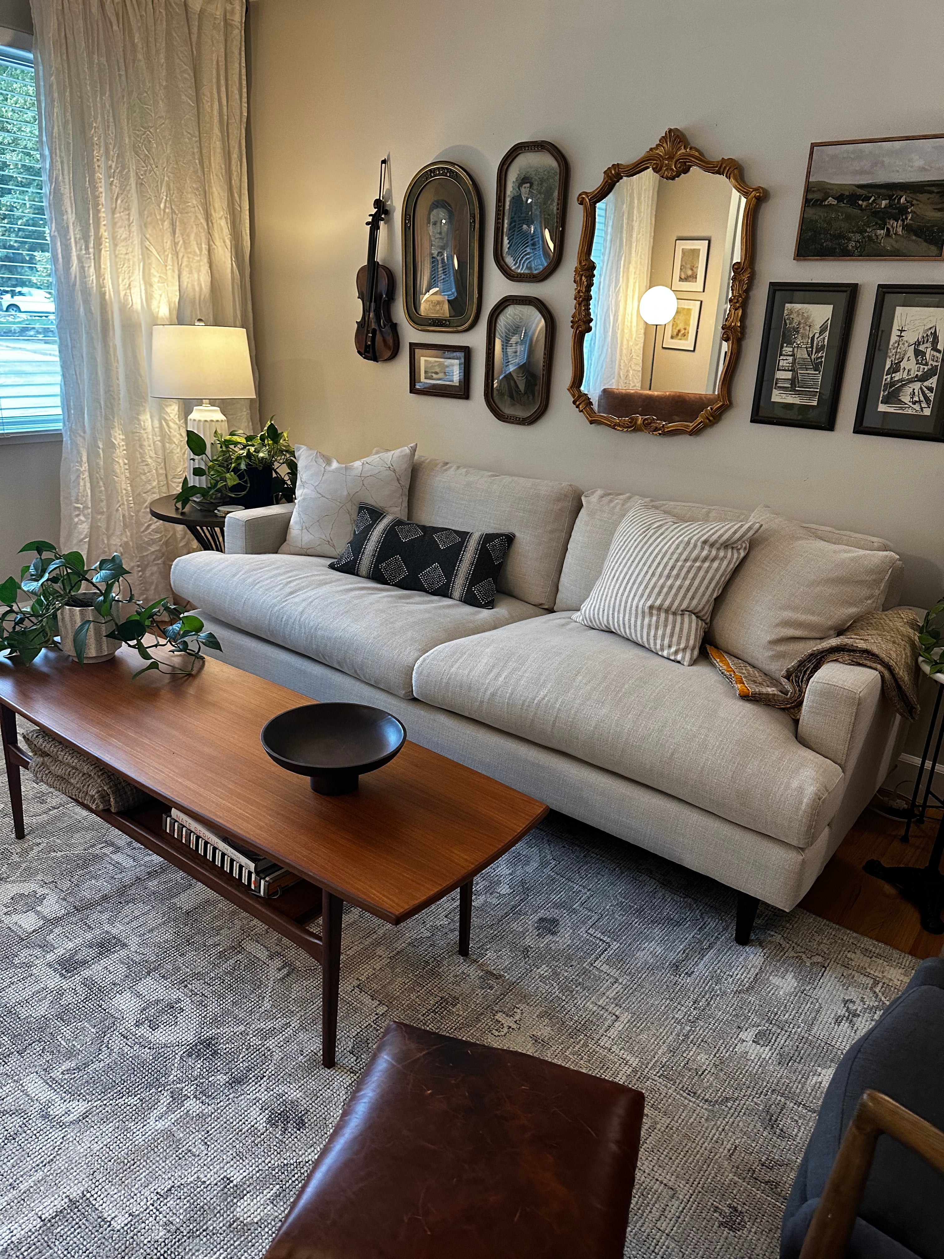 Martha Sofa in Beach Alabaster - Modern Comfortable Living Room Furniture for Home & Office Use