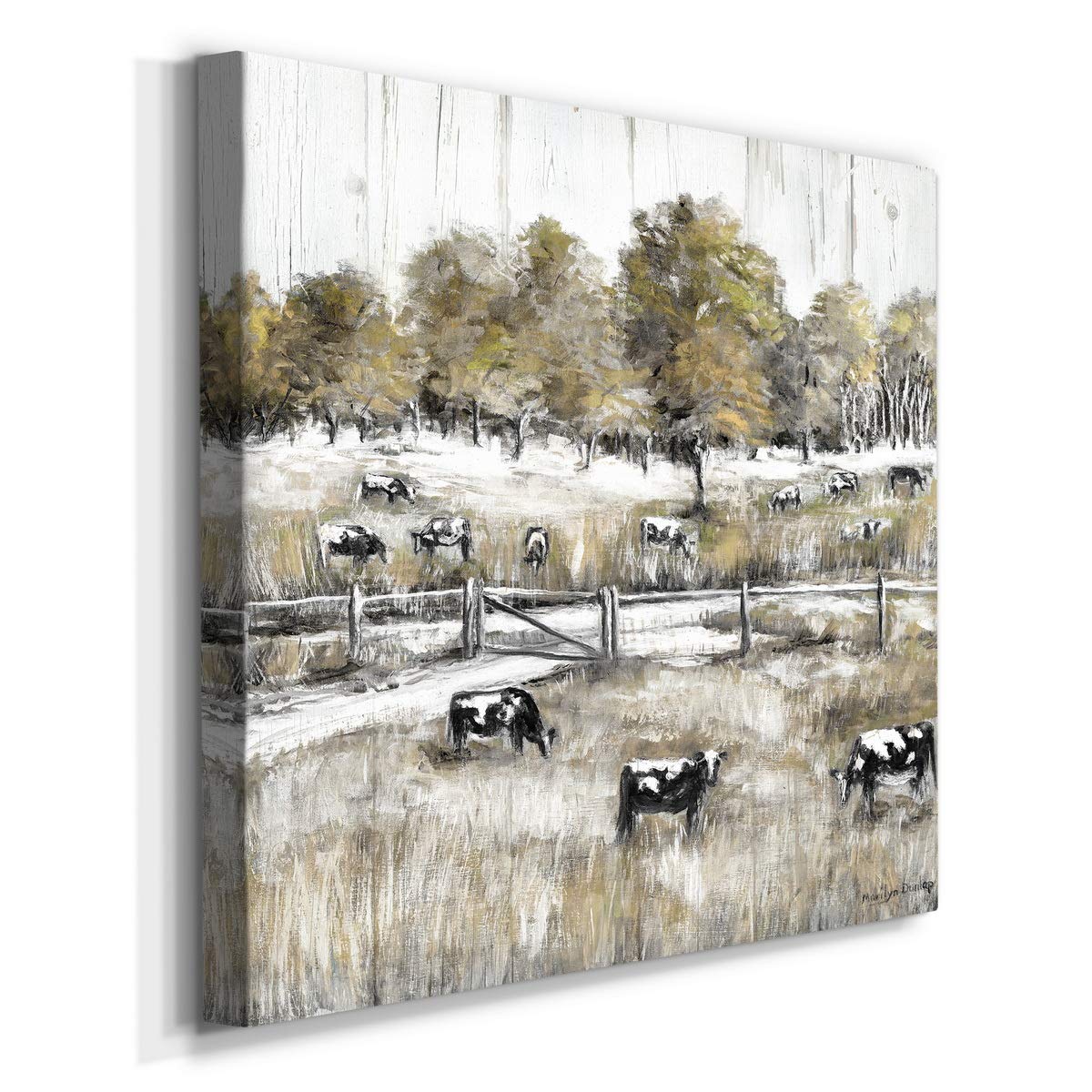 Premium Gallery Wrapped Canvas Wall Art - Abstract Ocean Beach Landscape Painting - Modern Square Wall Decor for Living Room, Bedroom & Office - Ready to Hang - Perfect for Home Decor & Gift Giving