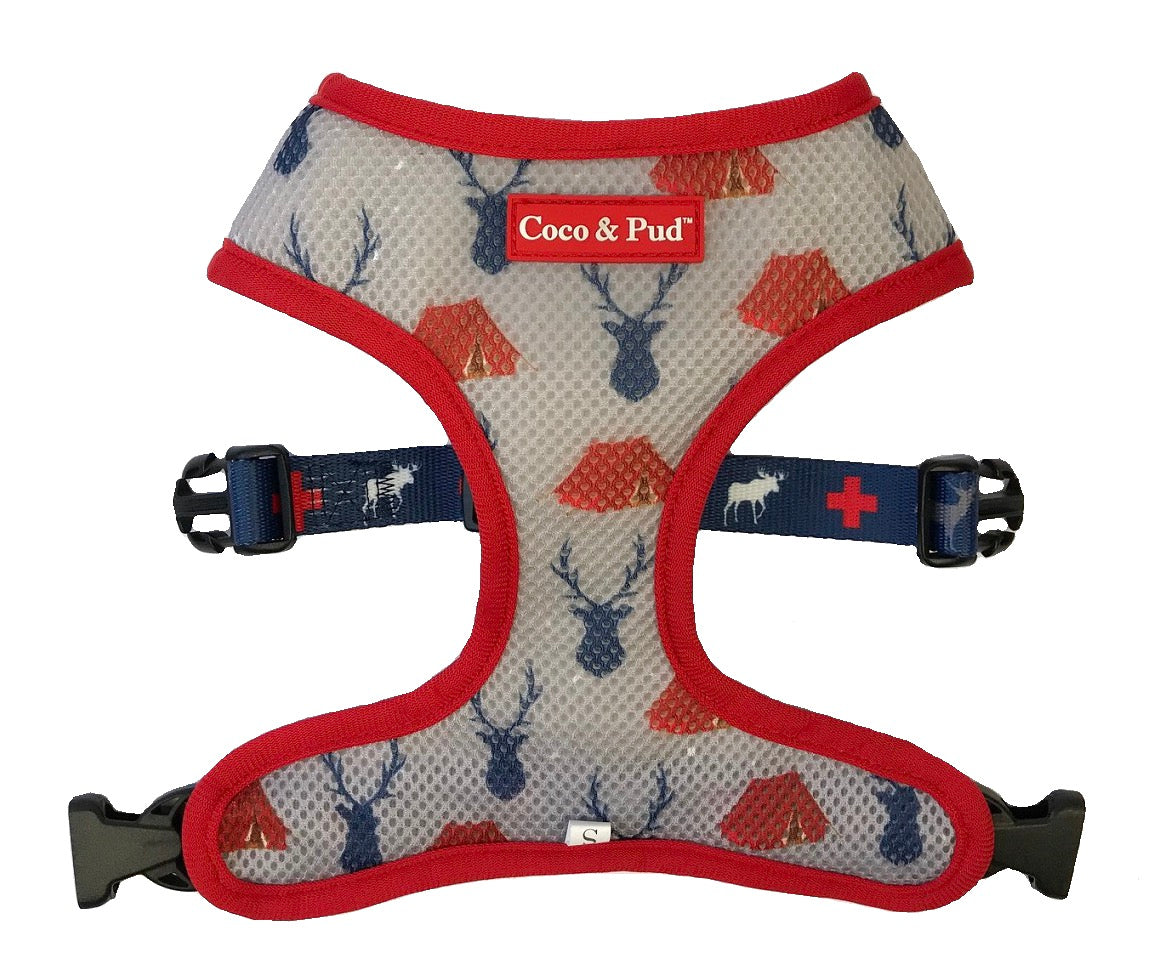 Adventure Reversible Dog Harness - Adjustable Reflective Pet Vest for Small Medium Large Dogs - Perfect for Hiking, Walking & Outdoor Adventures