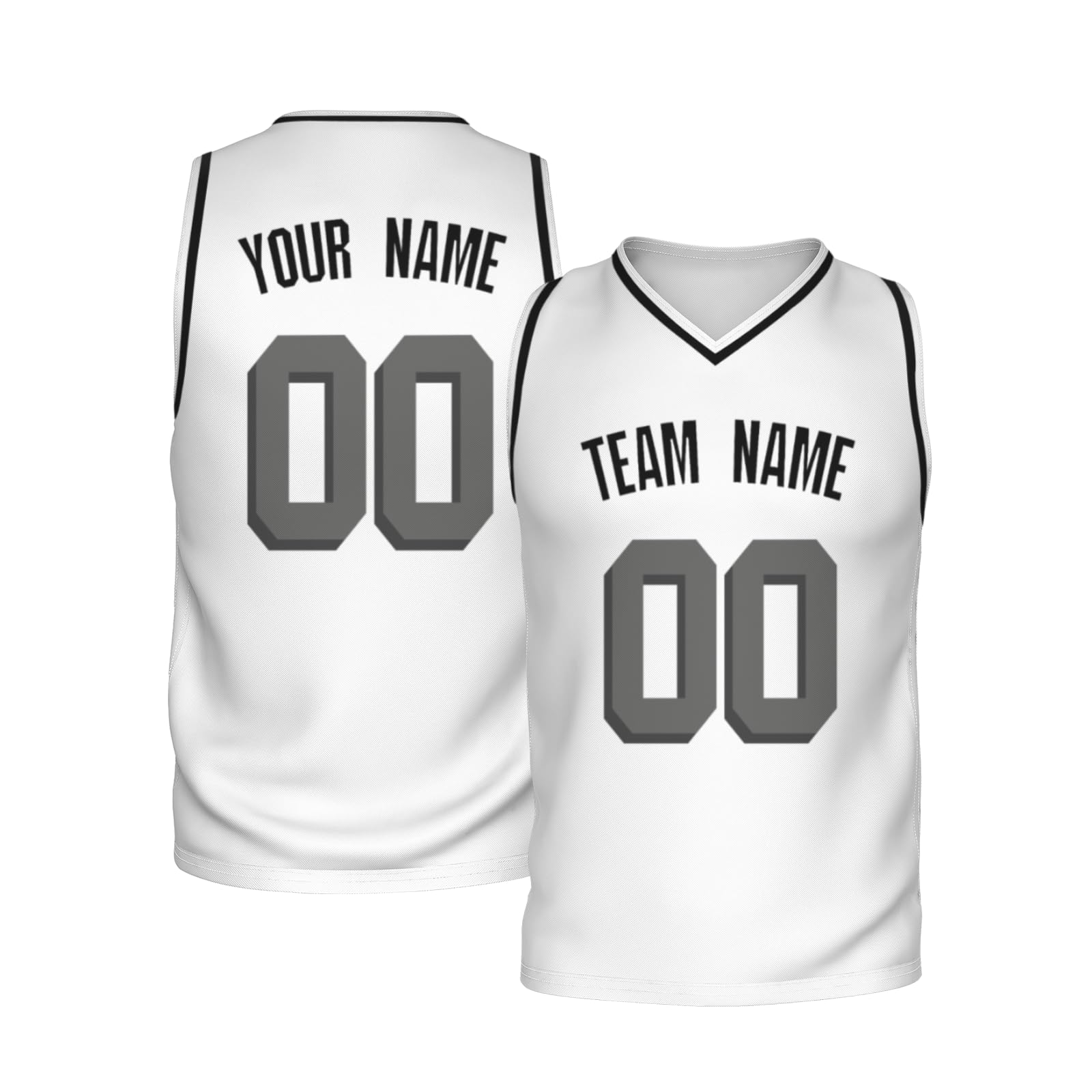 Custom Basketball Jerseys for Men & Women - Personalized Printed Name & Number - Team Uniforms for Games, Tournaments & Fan Gear