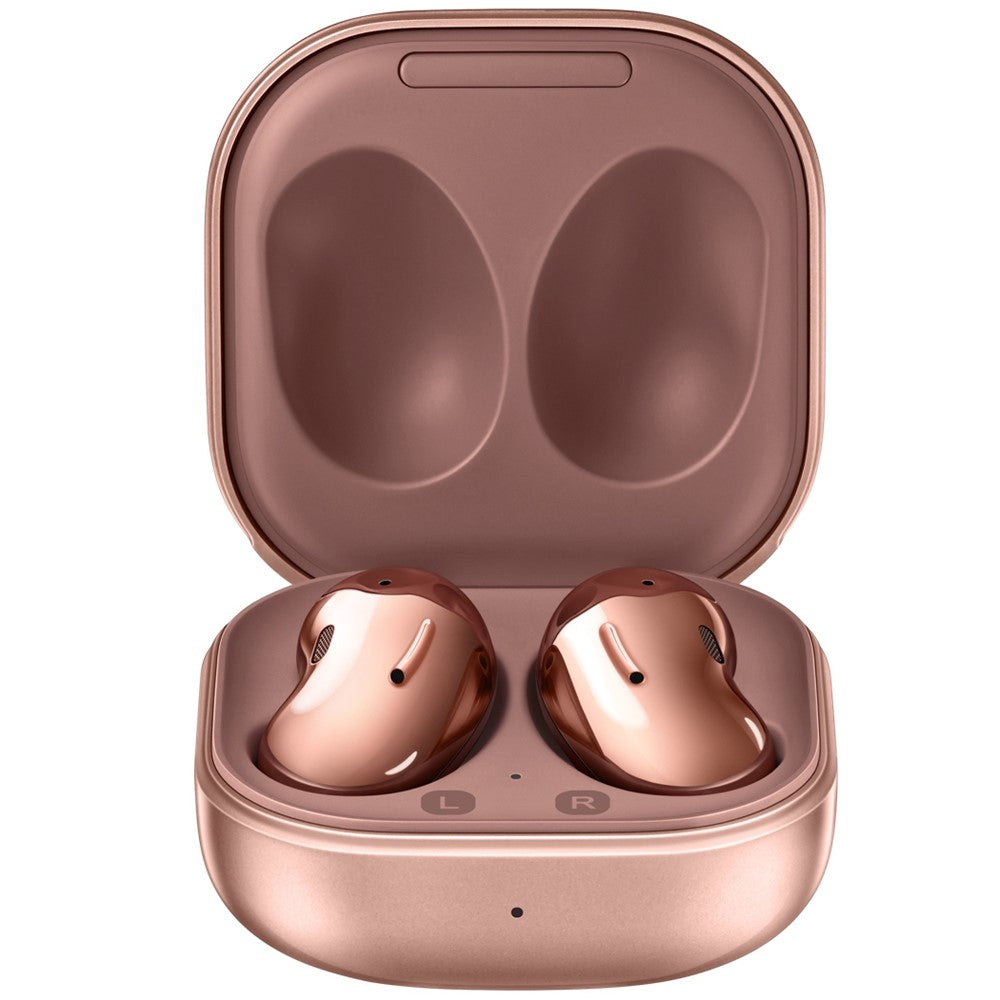 SAMSUNG Galaxy Buds Live SM-R180 Wireless Bluetooth Earbuds with Active Noise Cancelling (ANC) for iOS & Android - Renewed Like New Mystic Bronze | Perfect for Workouts, Commuting & Travel