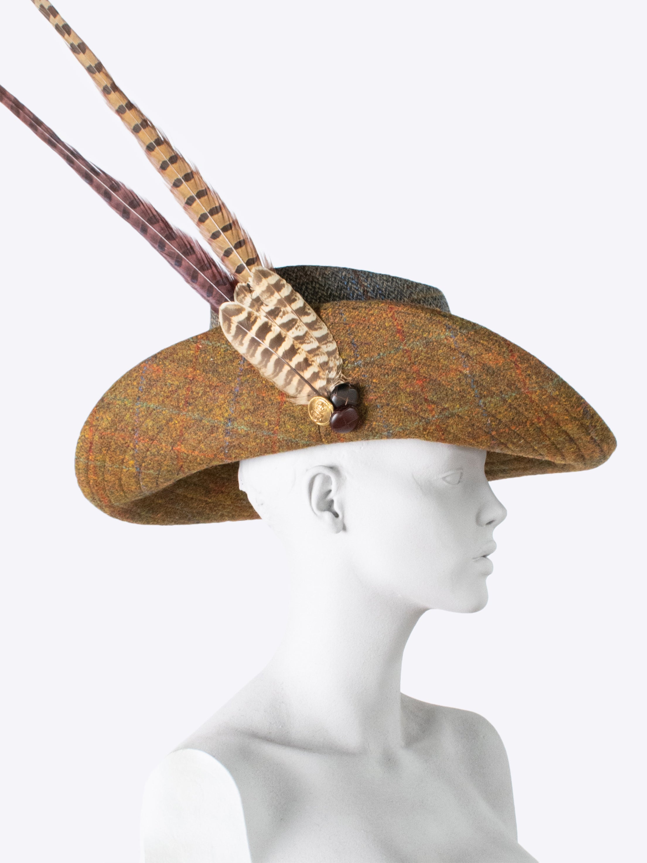 Water Resistant Wide Brim Sun Hat for Women - Sage Green & Rust Brown Outdoor Sun Protection Hat for Beach, Gardening & Hiking