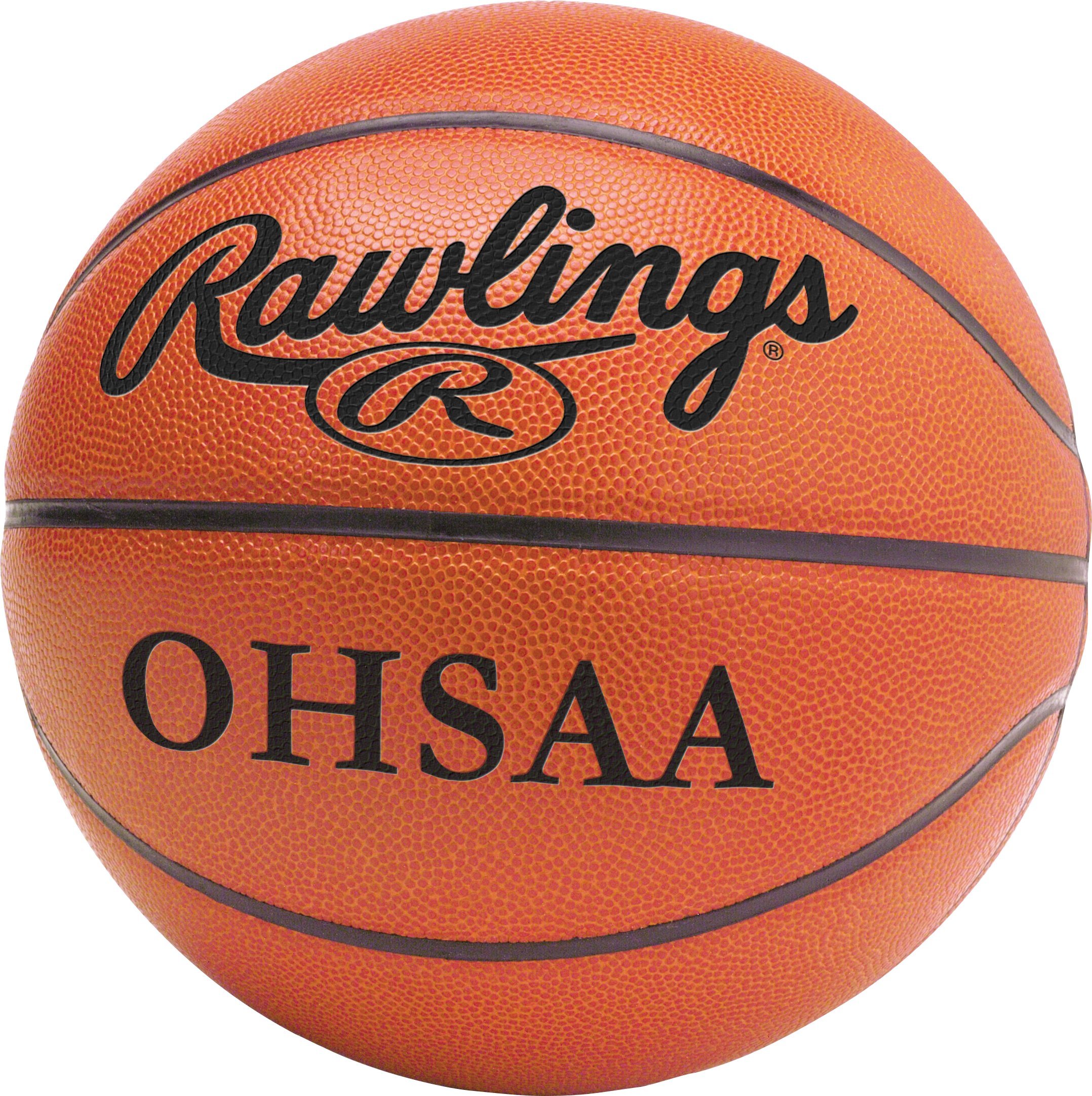 Rawlings Contour Ohio High School Basketball - Official Size 7 Game Ball for Training & Competition - Perfect for Indoor & Outdoor Courts