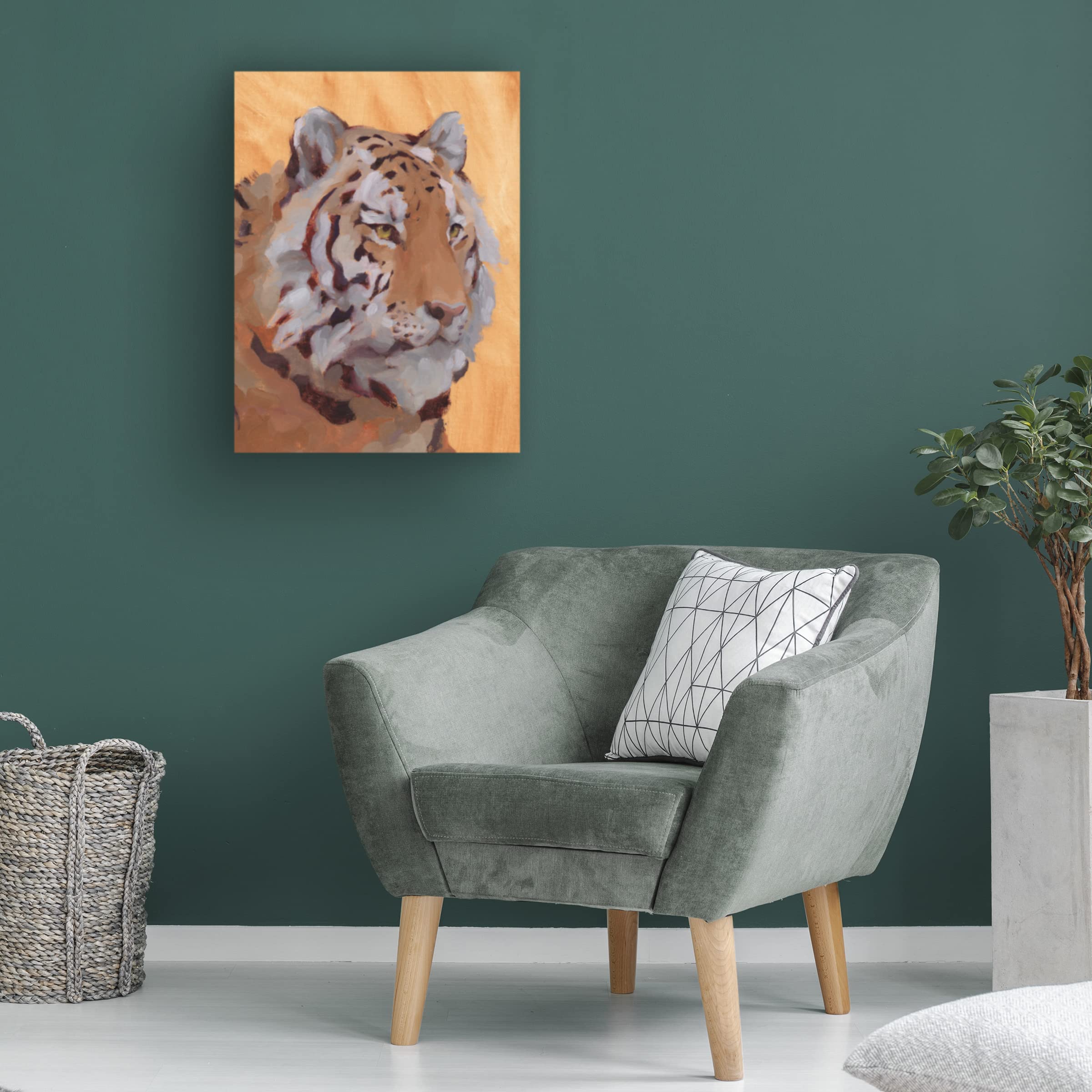 Trademark Fine Art 'Lord of the Jungle I' Canvas Print by Jacob Green - Stunning Wildlife Wall Decor for Living Room, Bedroom & Office