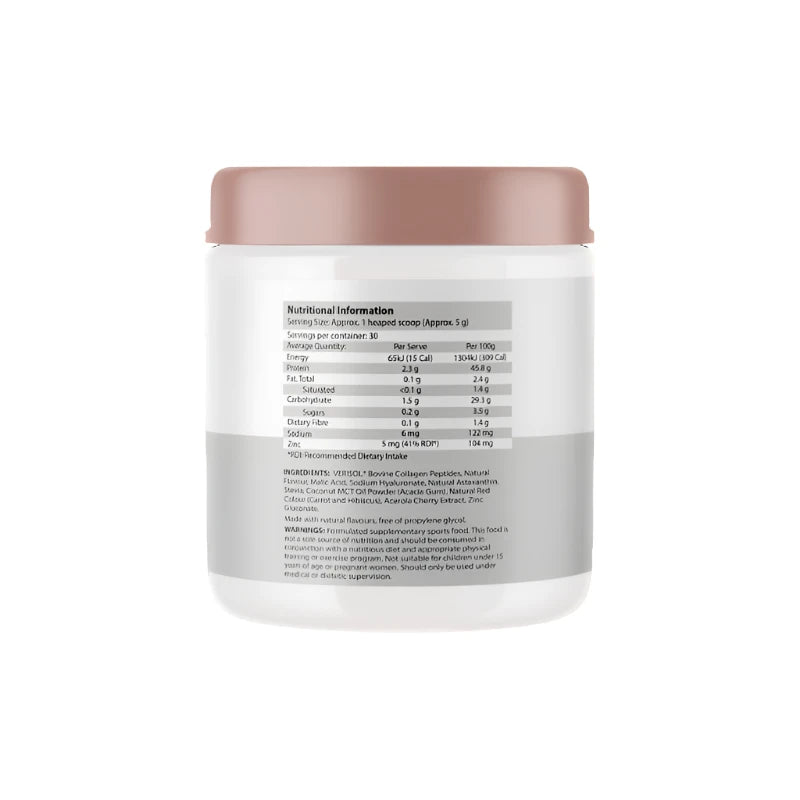 ATP Science Beauty Collagen Supplement for Skin, Hair & Nails - Anti-Aging, Hydration & Elasticity Boost - Perfect for Daily Skincare Routine & Wellness Regimen