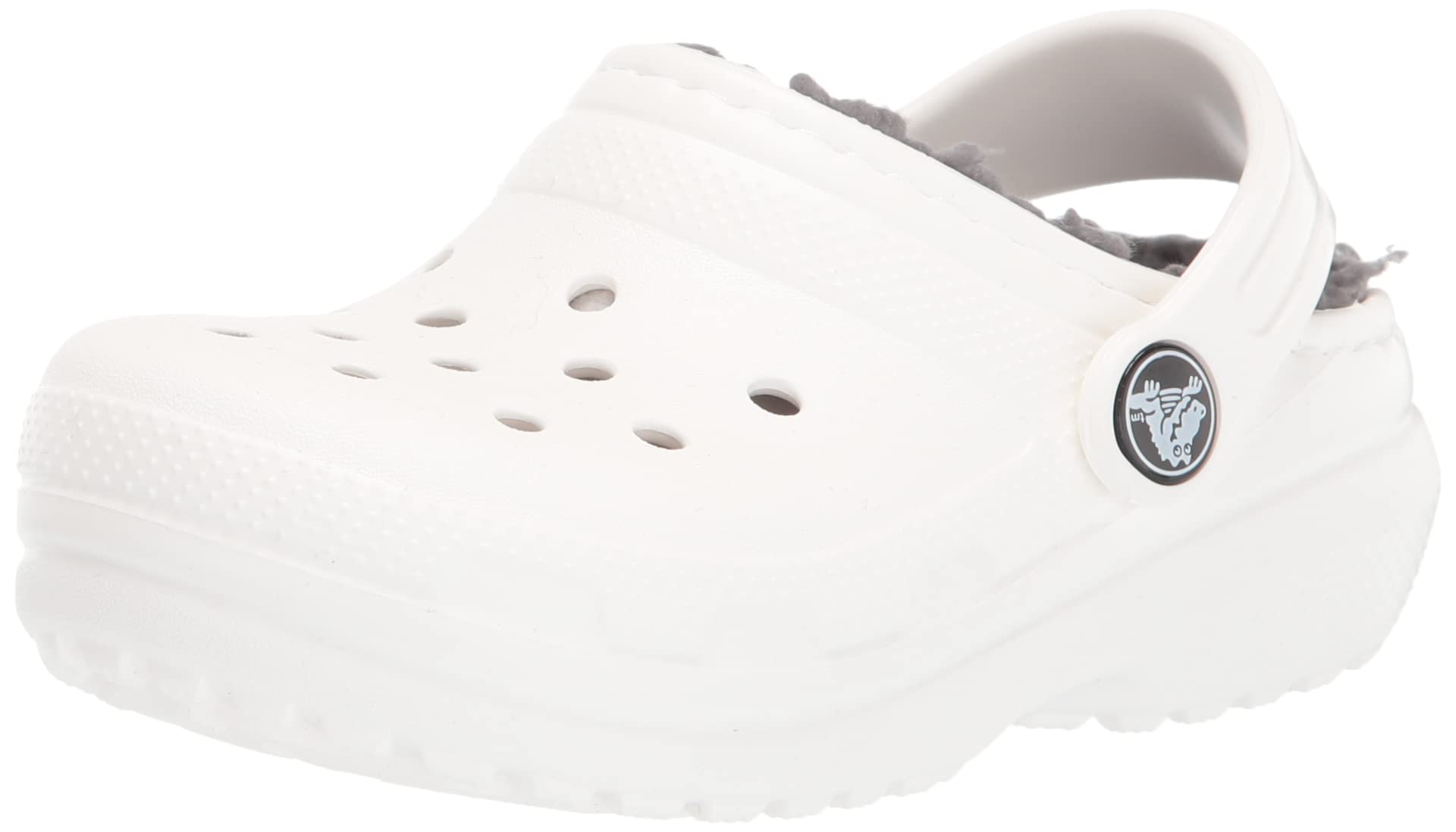 Crocs Unisex-Child Classic Glitter Lined Clog | Waterproof Comfort Shoes for Kids | Perfect for School, Beach & Outdoor Play
