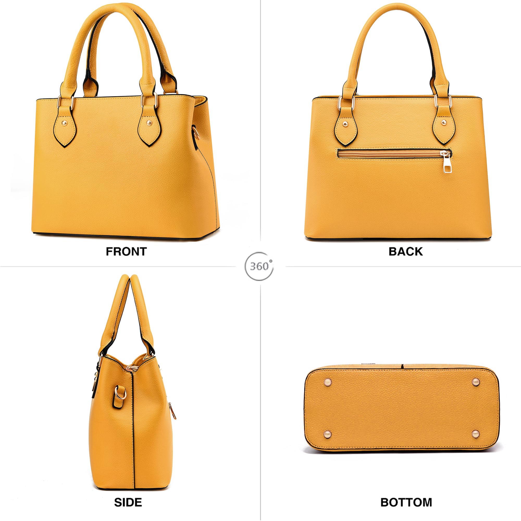 Chicarousal Women's Leather Crossbody Bag - Stylish Tote & Shoulder Purse for Daily Use