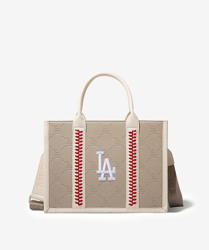 MLB Los Angeles Dodgers Tote Bag - Official Licensed Baseball Team Shopper for Women & Men - Perfect for Games, Beach, Grocery Shopping & Daily Use