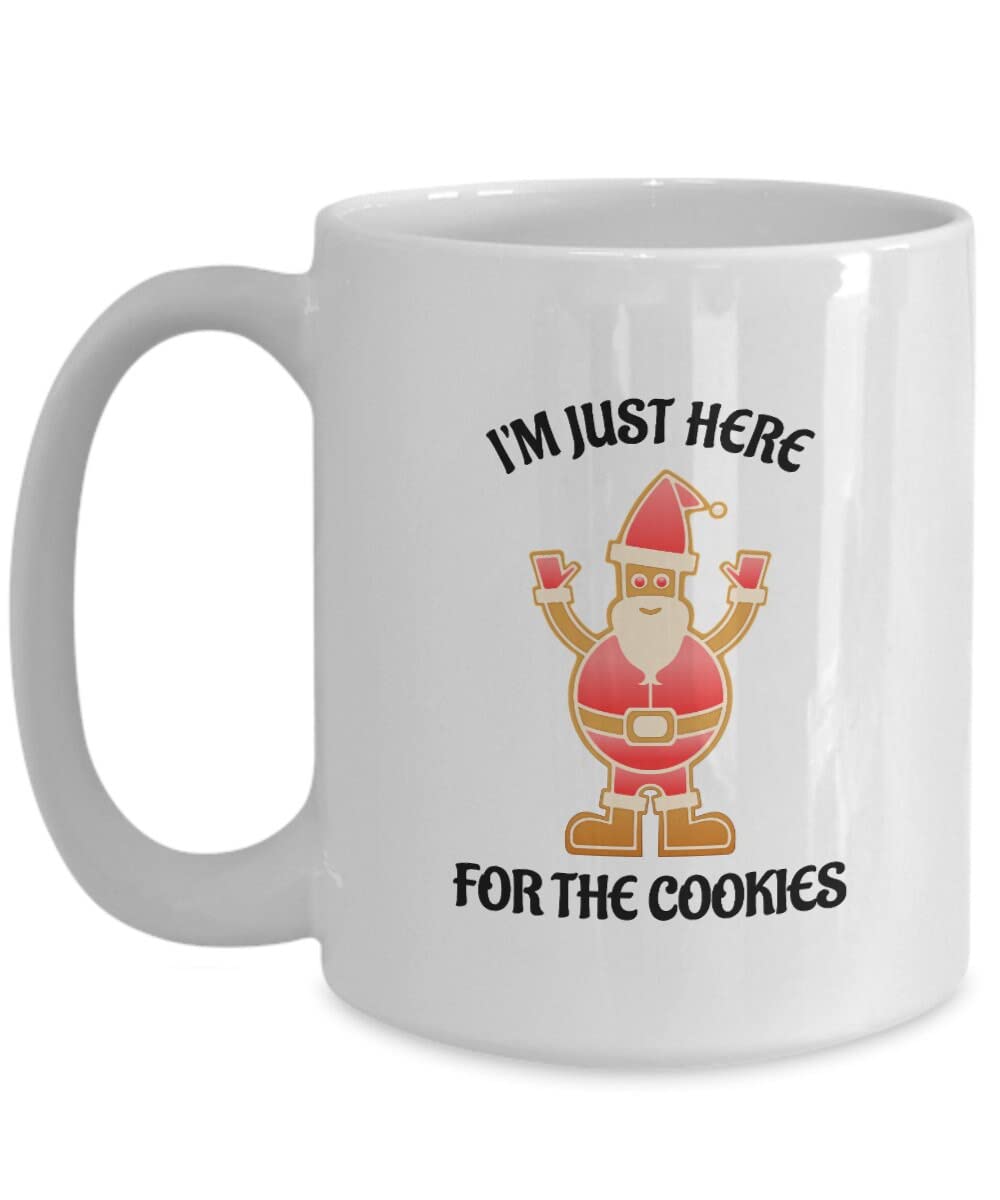 Santa Mug for Cookies - Holiday Gift & Coffee Cup for Christmas