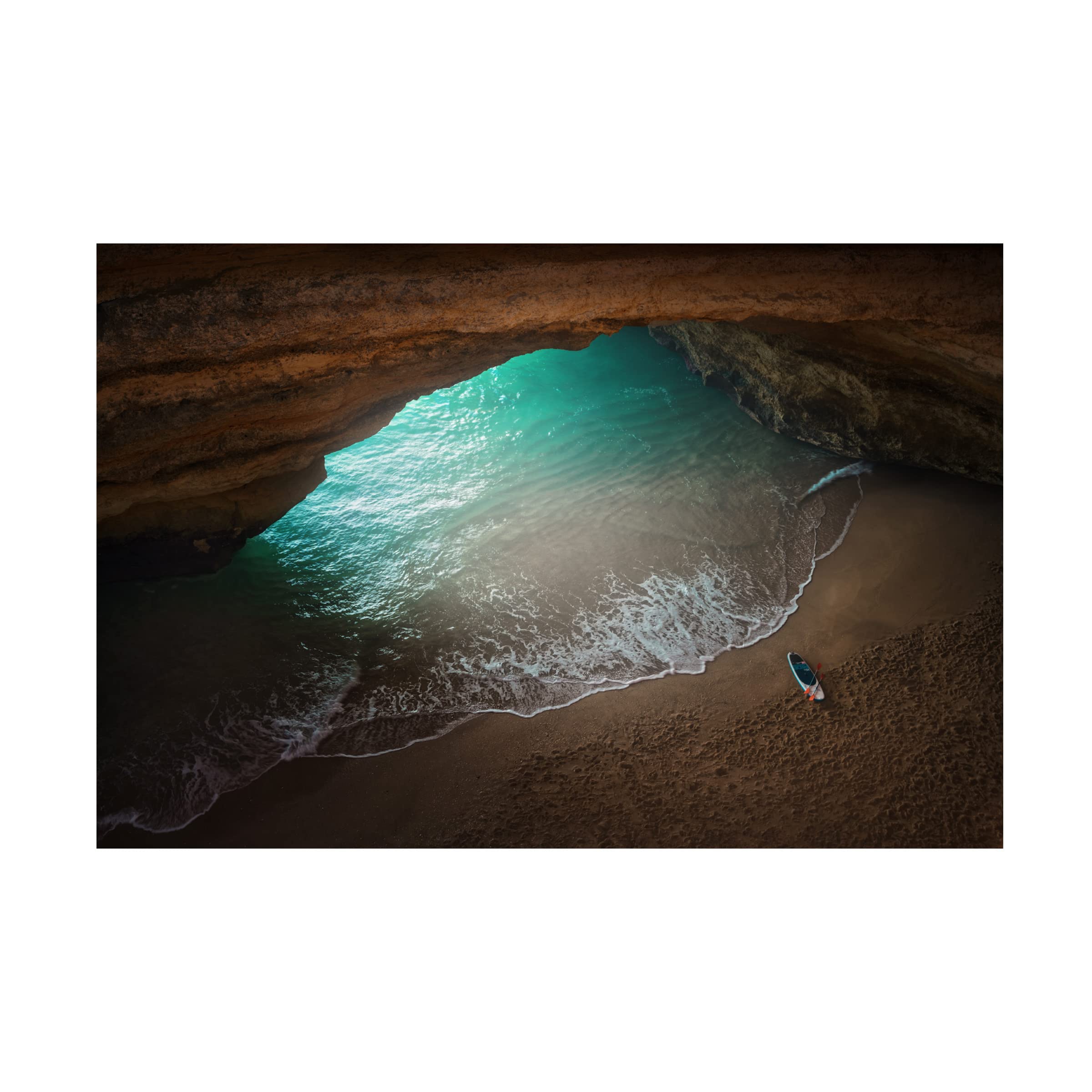 Trademark Fine Art 'The Secret Cave' by Jose Parejo - Stunning Canvas Wall Art for Living Room, Bedroom & Office Decor