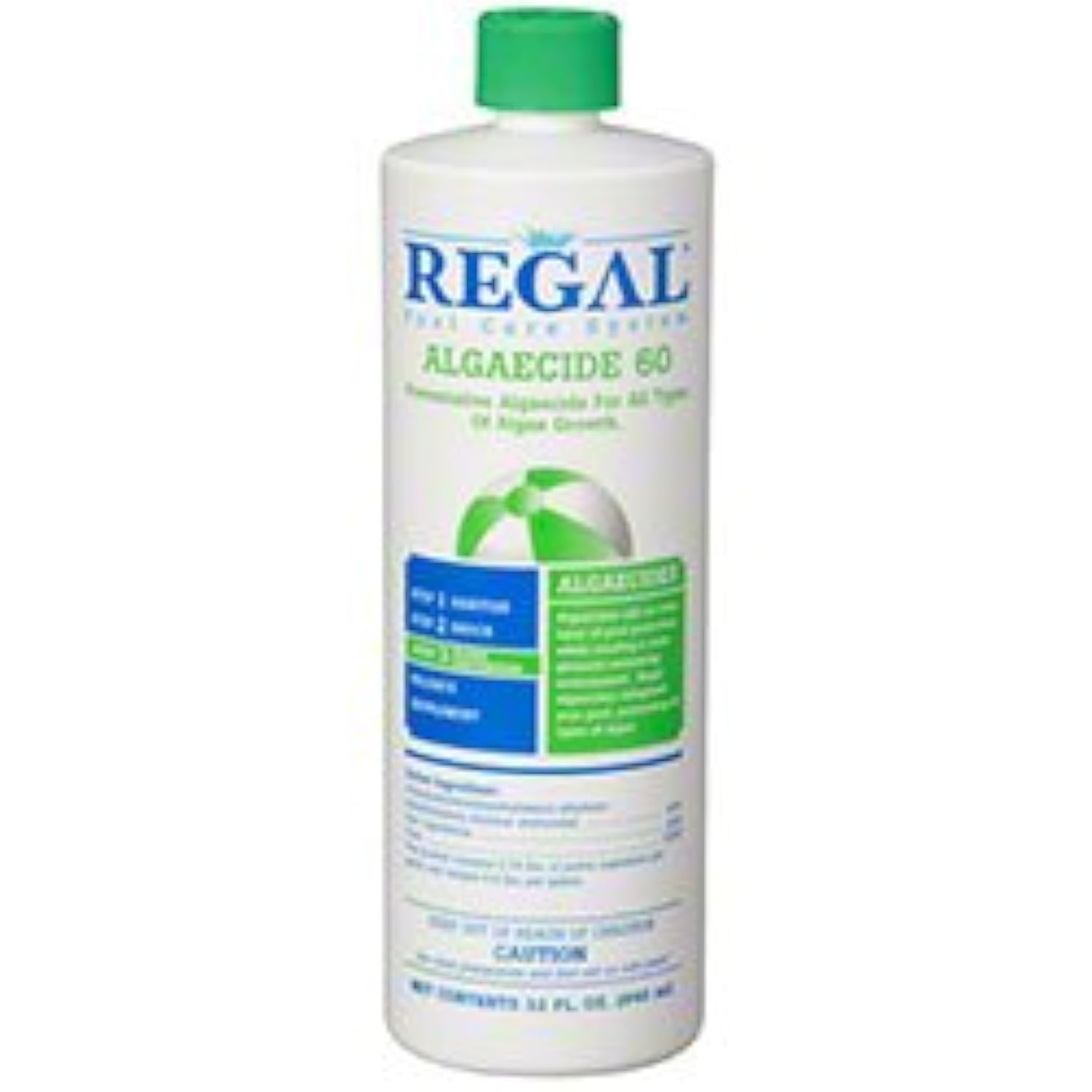 Regal Algaecide 60 - Professional Swimming Pool & Spa Algae Treatment | Fast-Acting Formula for Clear Water | Perfect for Inground & Above Ground Pools, Hot Tubs, and Water Features