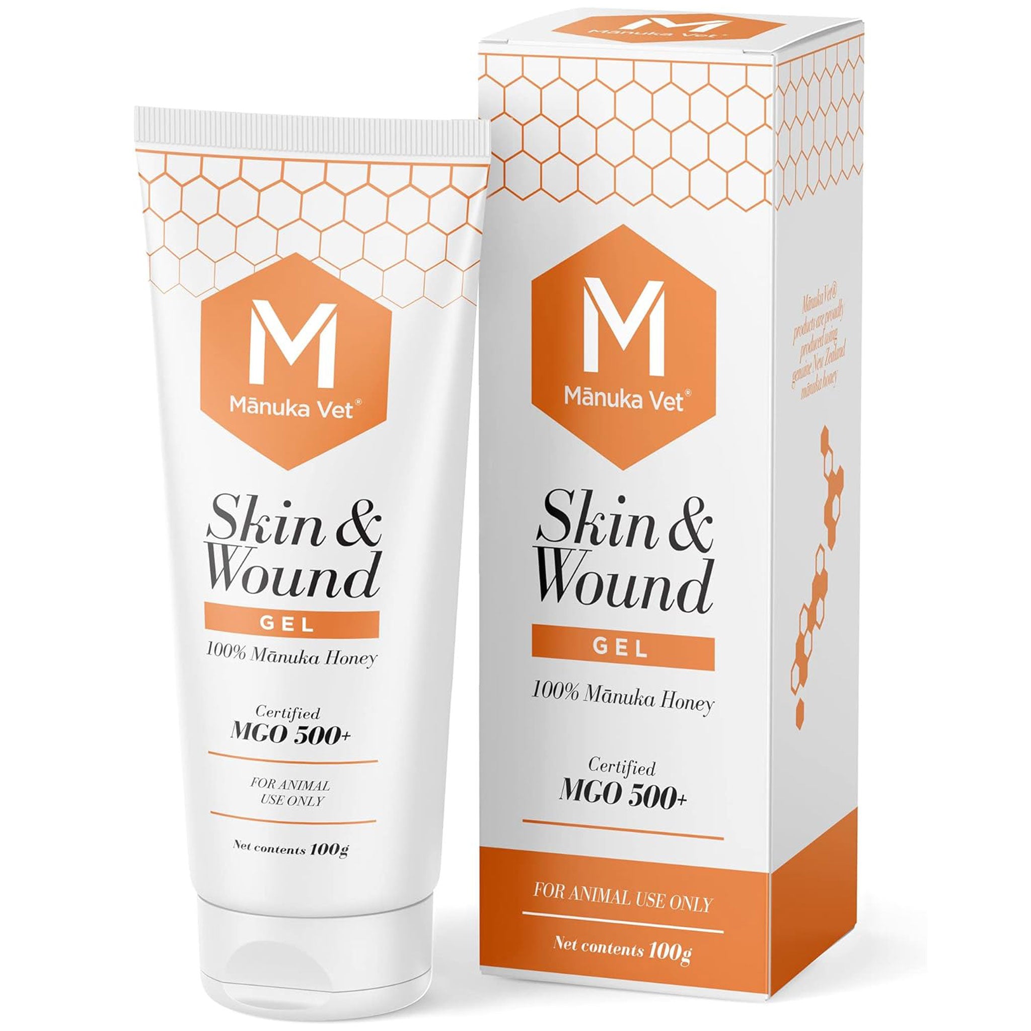 Manuka Vet Skin & Wound Gel for Dogs & Cats - Natural Healing Ointment for Cuts, Scrapes & Hot Spots - Perfect for Pet First Aid & Wound Care