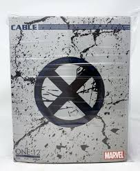 Mezco Toyz One:12 Collective Action Figure Cable - Premium Collectible for Marvel X-Men Fans | Perfect for Display, Photography & Comic Book Enthusiasts