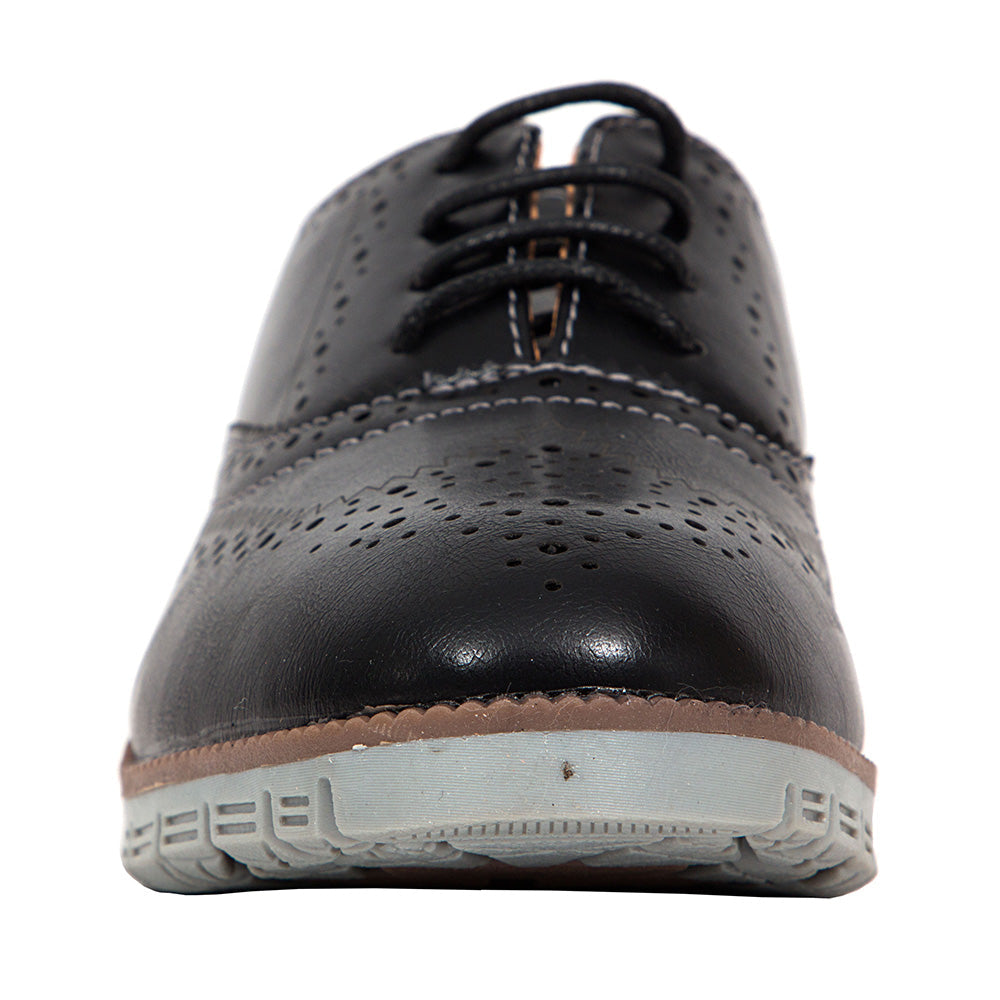 Benton Jr. Black Kids' Shoes - Comfortable & Stylish Sneakers for Boys & Girls | Perfect for School, Play & Everyday Wear