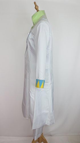 Jotaro Kujo White Uniform Cosplay Costume - Stardust Crusaders Battle Outfit (Male Size L) | Perfect for Anime Conventions, Halloween & JoJo's Bizarre Adventure Fan Events