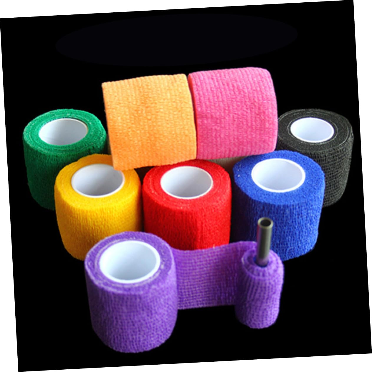 BESPORTBLE 3 Rolls Sports Tape - Athletic Kinesiology Tape for Injury Support & Pain Relief - Waterproof & Breathable for Running, Gym, Basketball & Physical Therapy