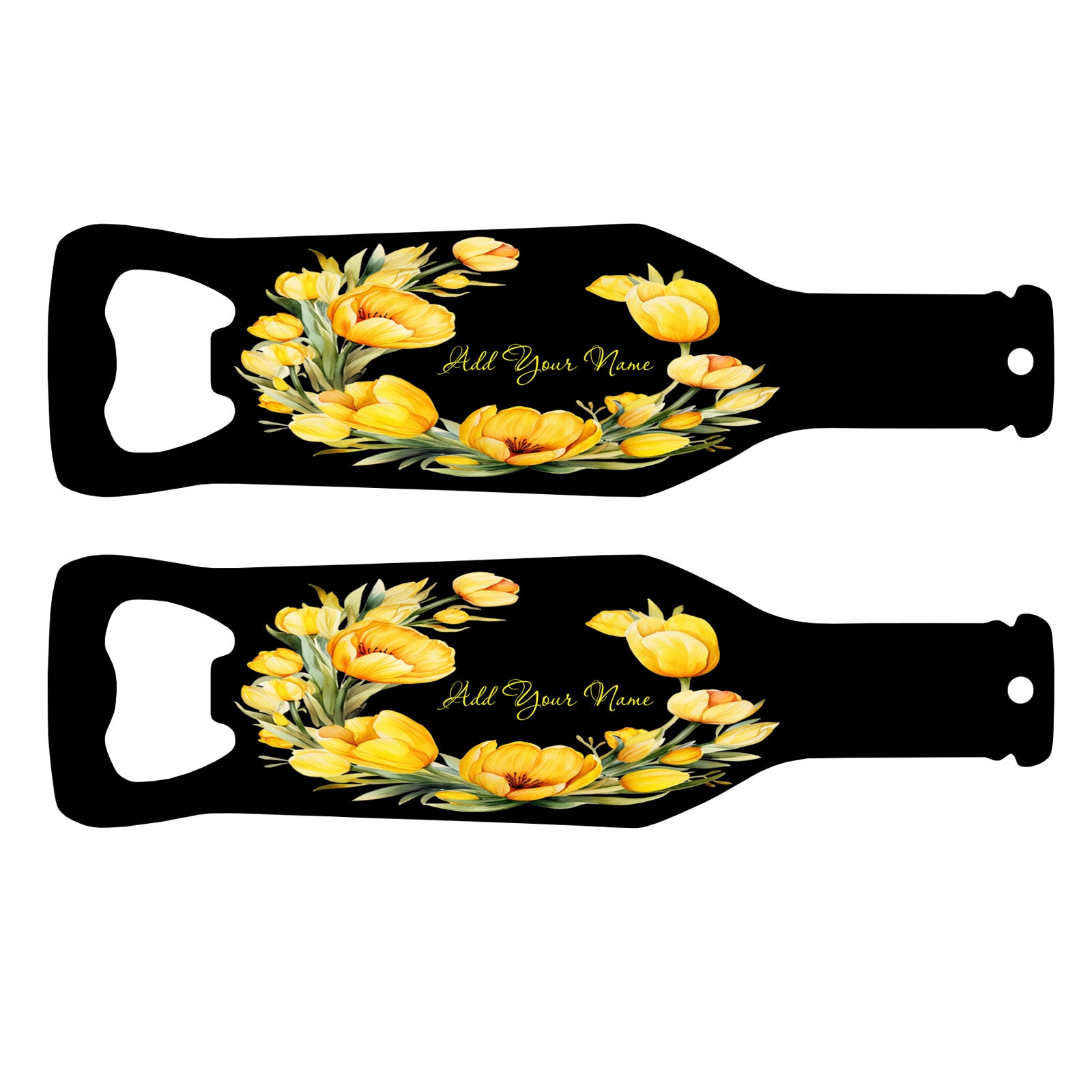 Personalized Bottle Shaped Bottle Opener - Custom Name Engraved - Perfect for Beer Lovers & Gift Giving - Ideal for Parties, Weddings & Home Bars