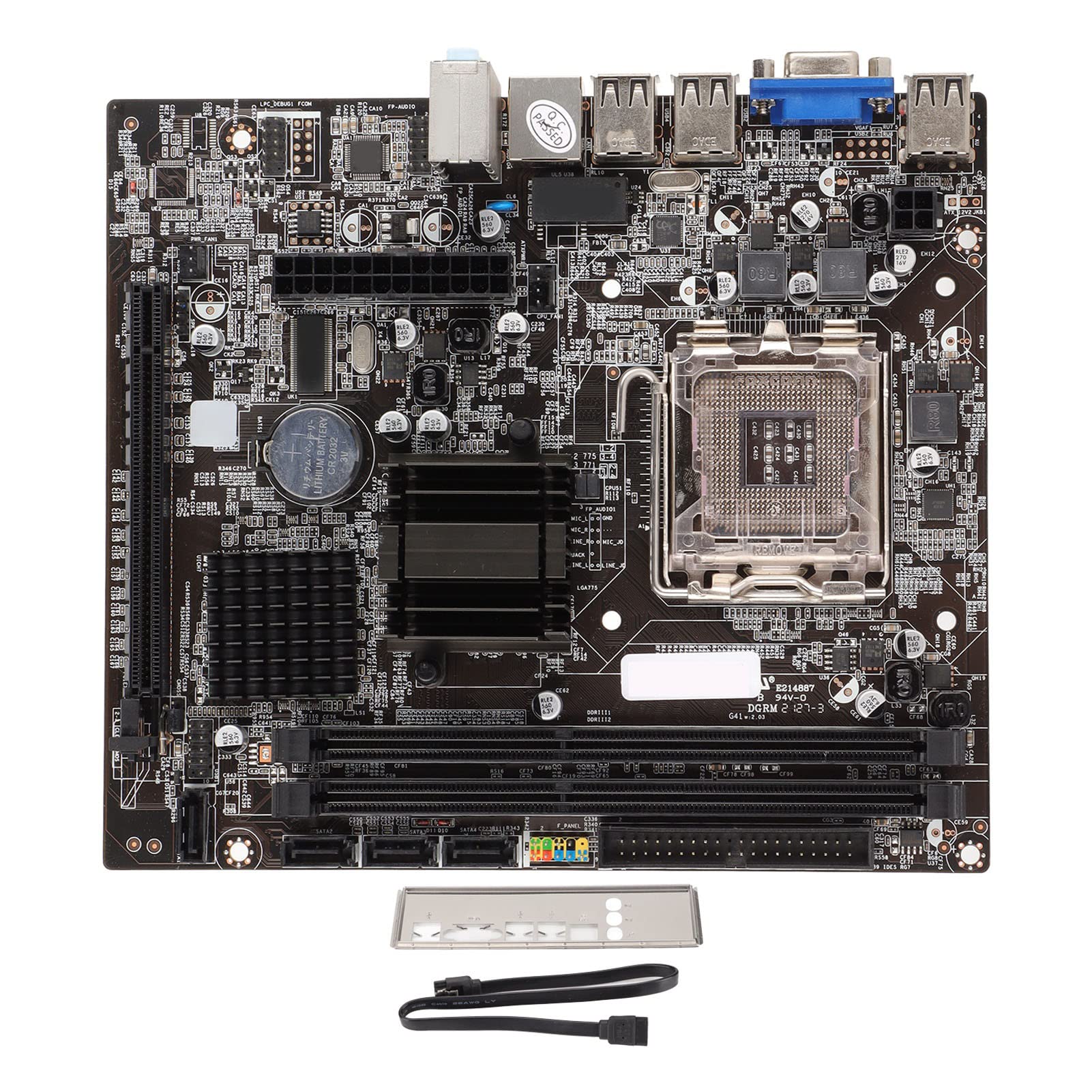 PENO Desktop Motherboard - DDR3 x2 Slots, ATX Form Factor for PC Builds & Upgrades | Ideal for Gaming, Office & Home Computers
