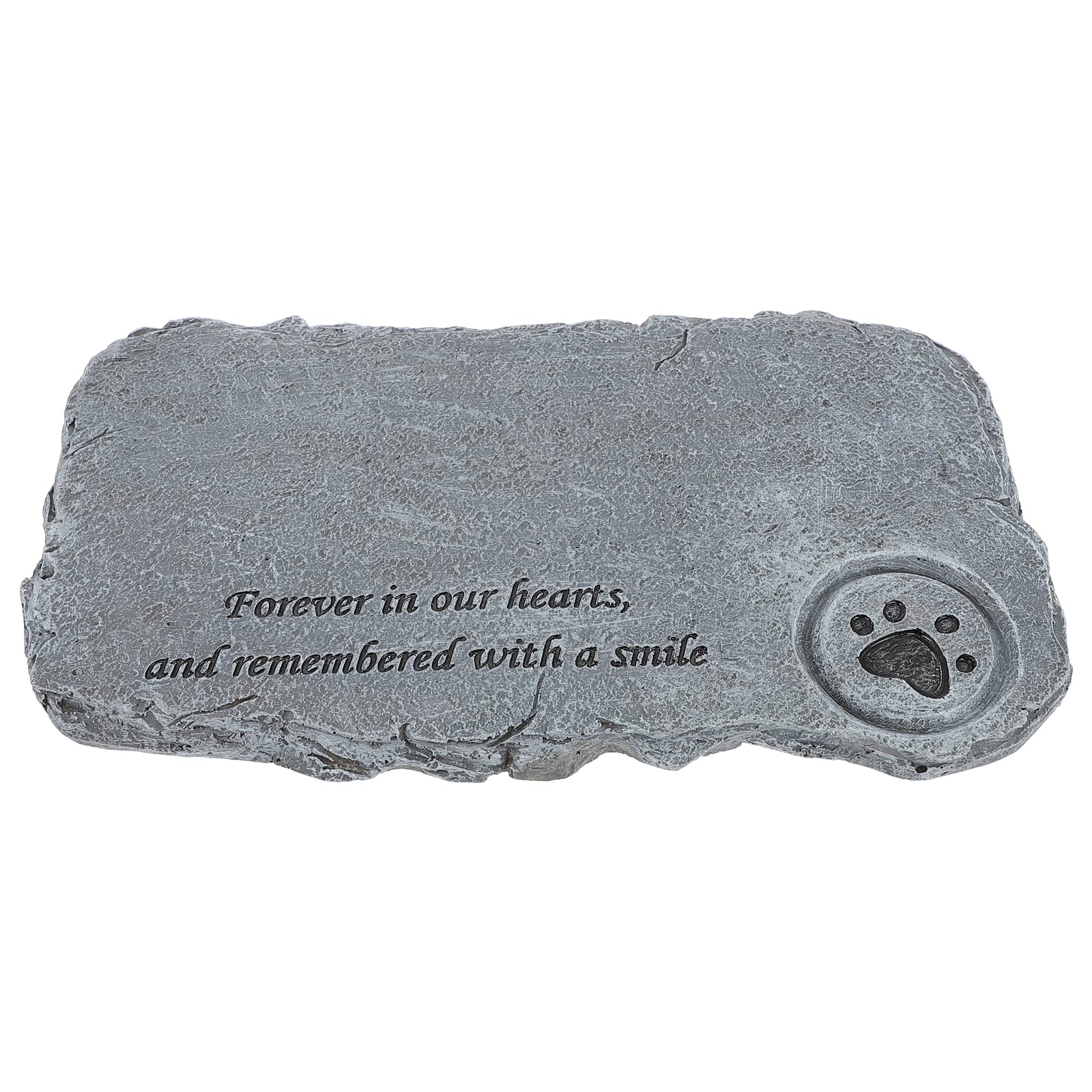LIOOBO Pet Grave Marker - Resin Tombstone with Candlestick for Dogs & Cats - Memorial for Parks & Gardens