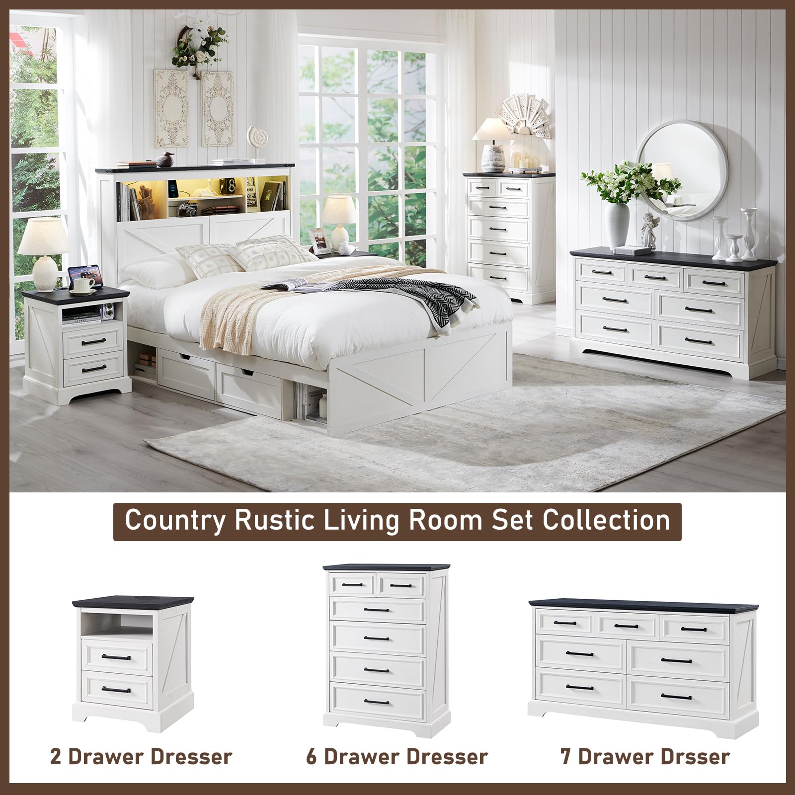 7-Drawer Dresser for Bedroom - 52