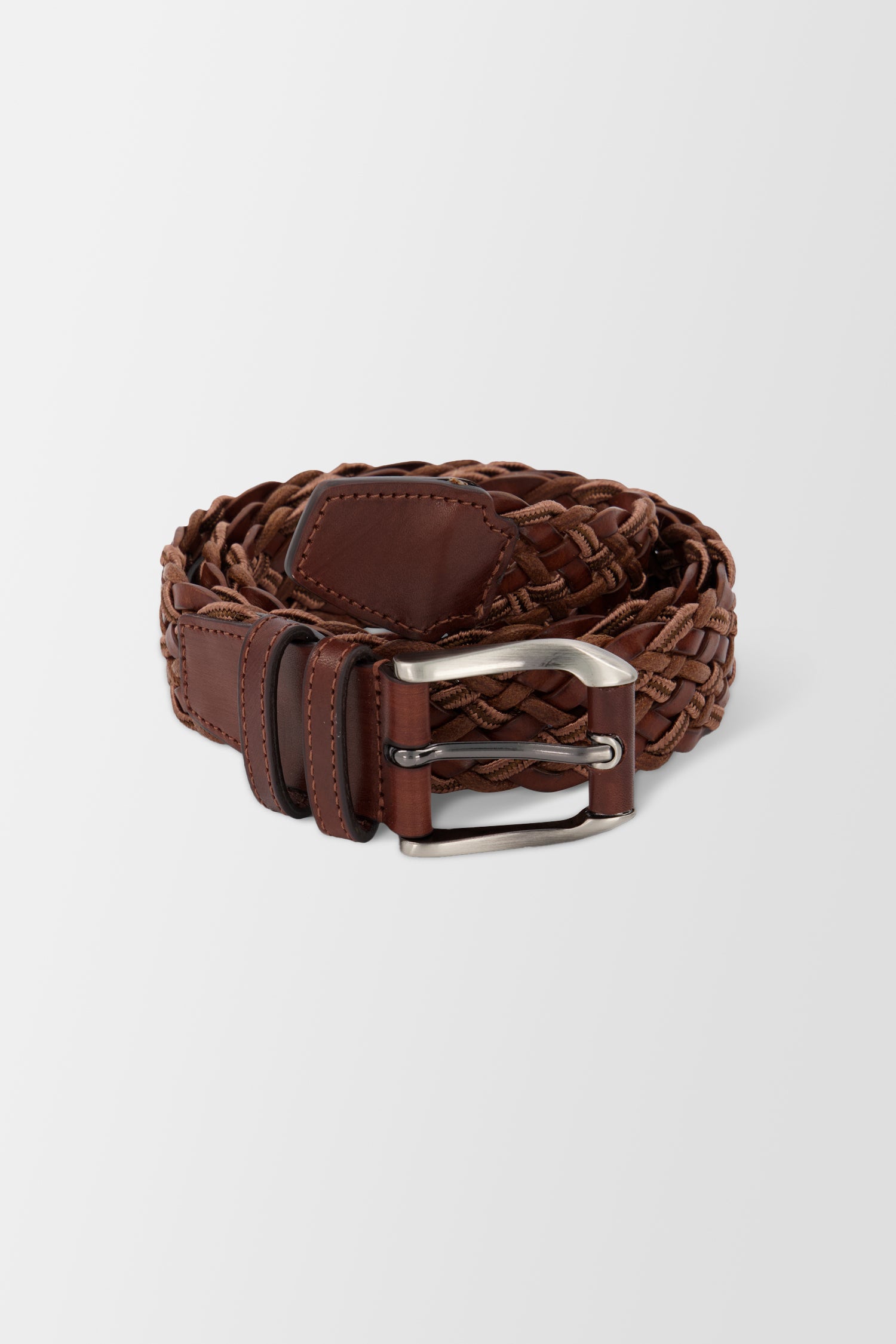 Premium Genuine Leather Modena Belt for Men - Classic Brown Dress Belt for Business & Formal Wear - Perfect for Office, Weddings & Special Occasions