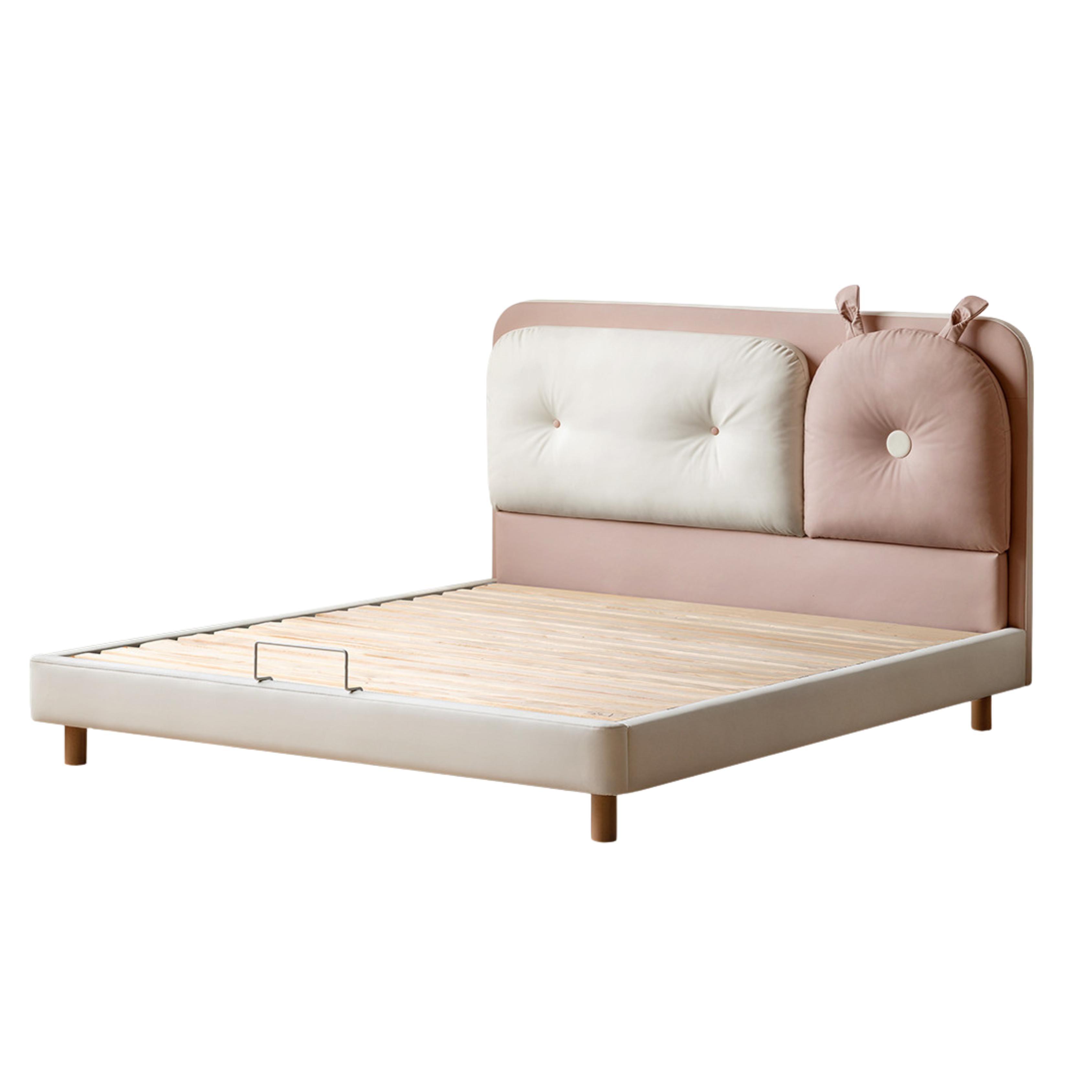 Organic Soft Leather Kids Rabbit Bed - Cozy & Safe for Baby's Nursery, Toddler Room, or Playtime Comfort