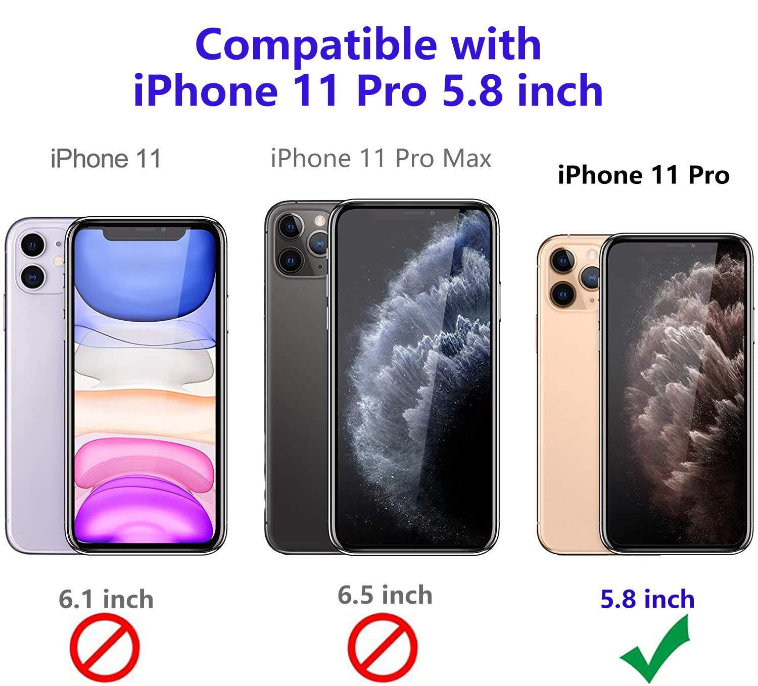 Military Shockproof iPhone 11 Pro Case with Kickstand & Magnetic Mount - Rose Gold for Outdoor & Car Use
