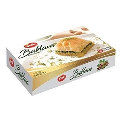 Premium Turkish Baklava with Pistachios | Authentic Mediterranean Dessert | 454g (1 lb) | Perfect for Holidays, Gifts & Special Occasions