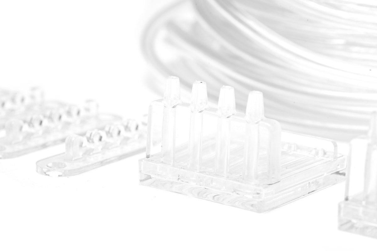 Chihiros Dosing Tube Holder for Aquarium - Secure Mounting Solution for CO2, Fertilizer & Liquid Supplements | Perfect for Planted Tanks & Reef Aquariums