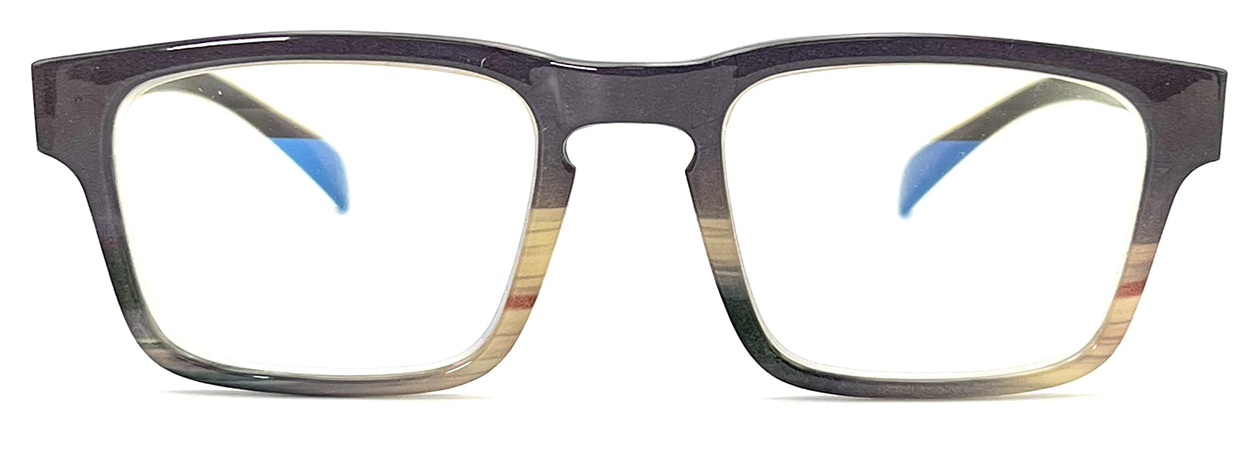 Multi-Focus Progressive Reading Glasses with Blue Light Blocking - 3 Powers in 1 (+1.00 to +3.50) for Women & Men - Perfect for Computer Work, Reading & Digital Eye Strain Relief